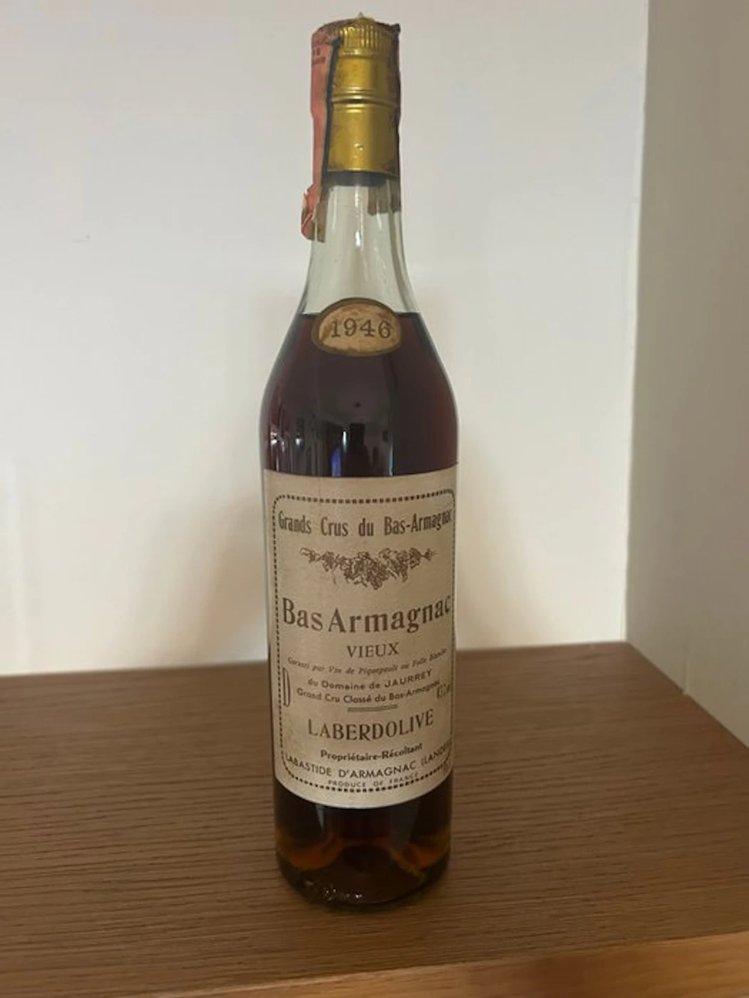 Laberdolive 1946 - Bas Armagnac Vieux - b. 1980s - 70cl