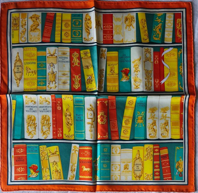 Hermès - BIBLIOTHÈQUE by Hugo Grygkar. Gavroche - Foulard