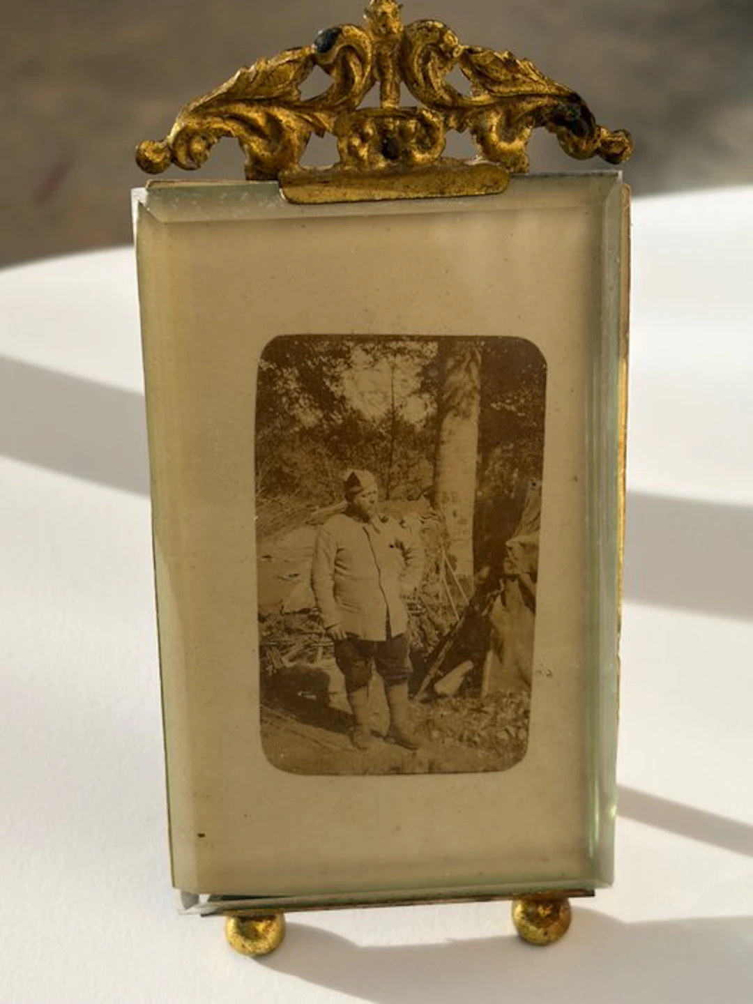 Display frame - Antique Belle Époque photo frame “Carte...
