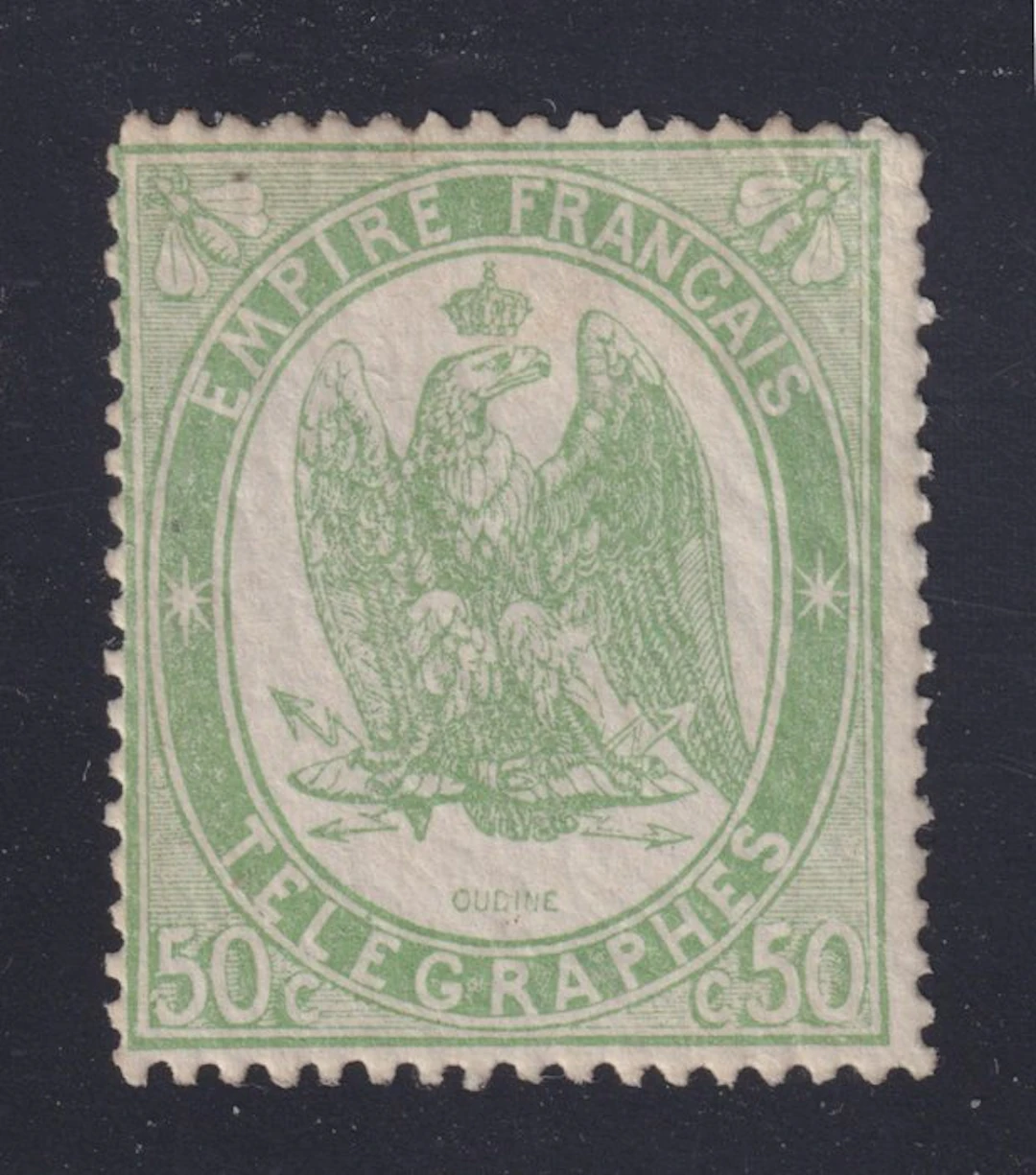 France 1868 - Perforated telegraph stamp No
