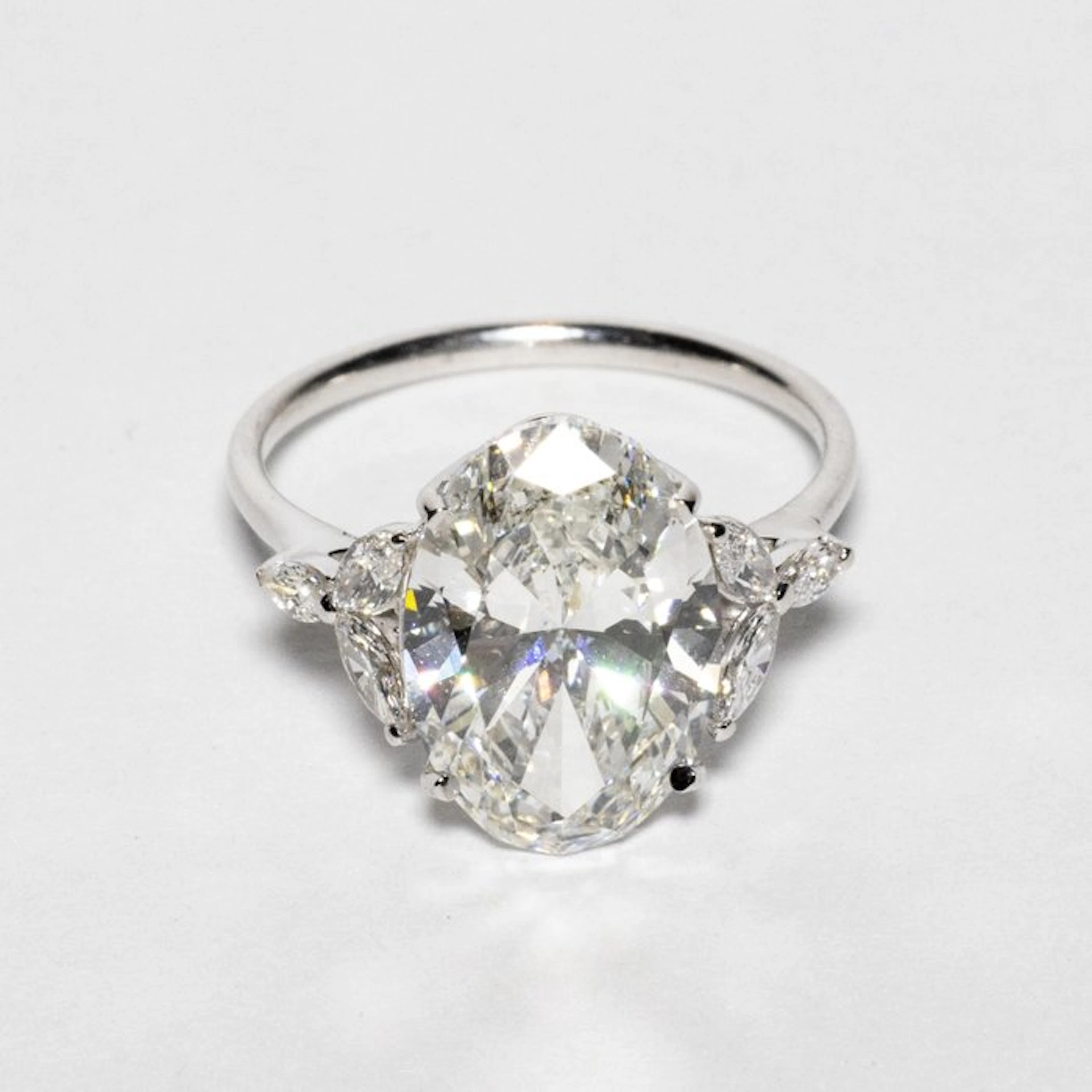 No reserve price - Engagement ring - 18 kt