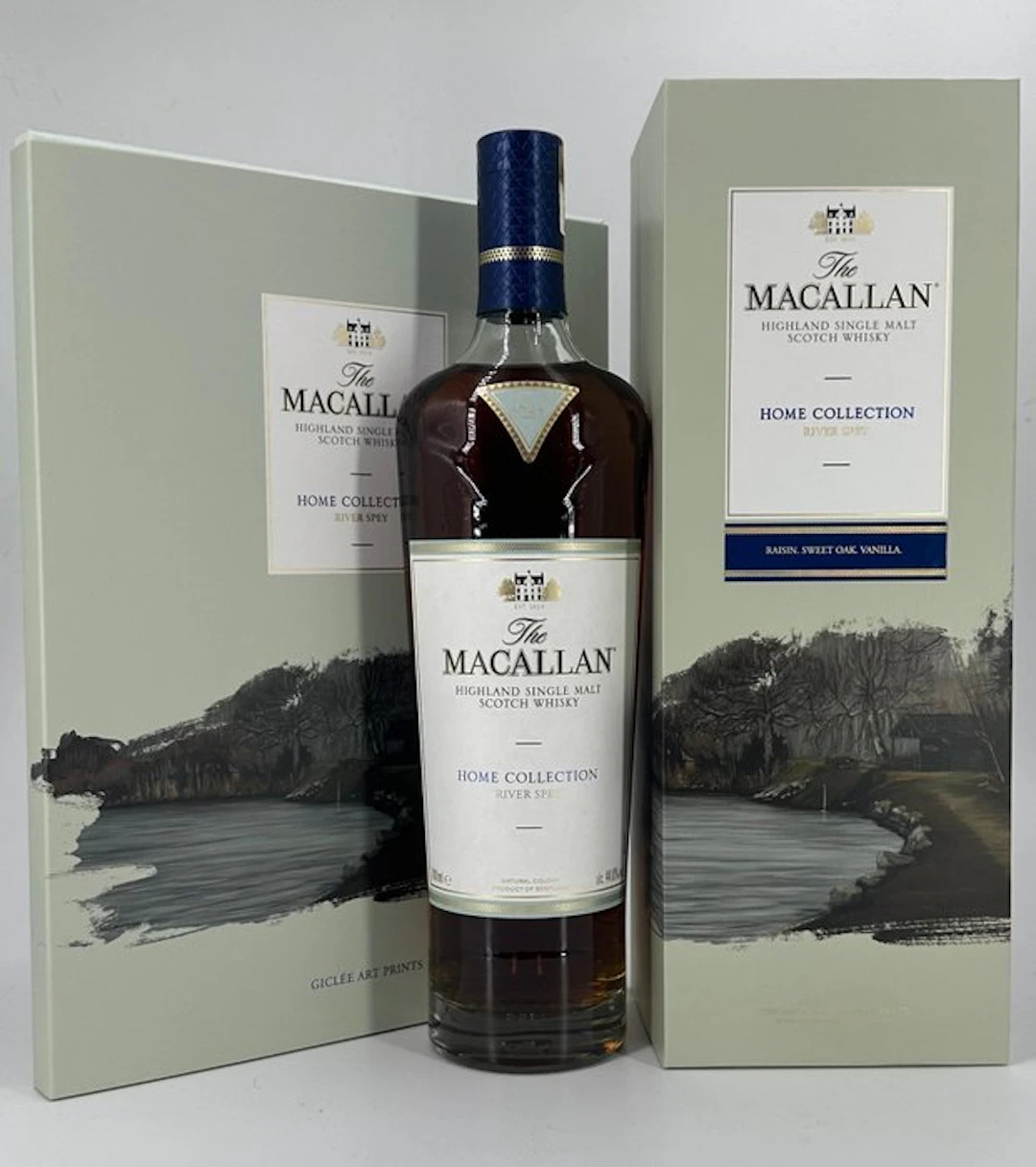 Macallan Home Collection River Spey with Art Prints - 700ml