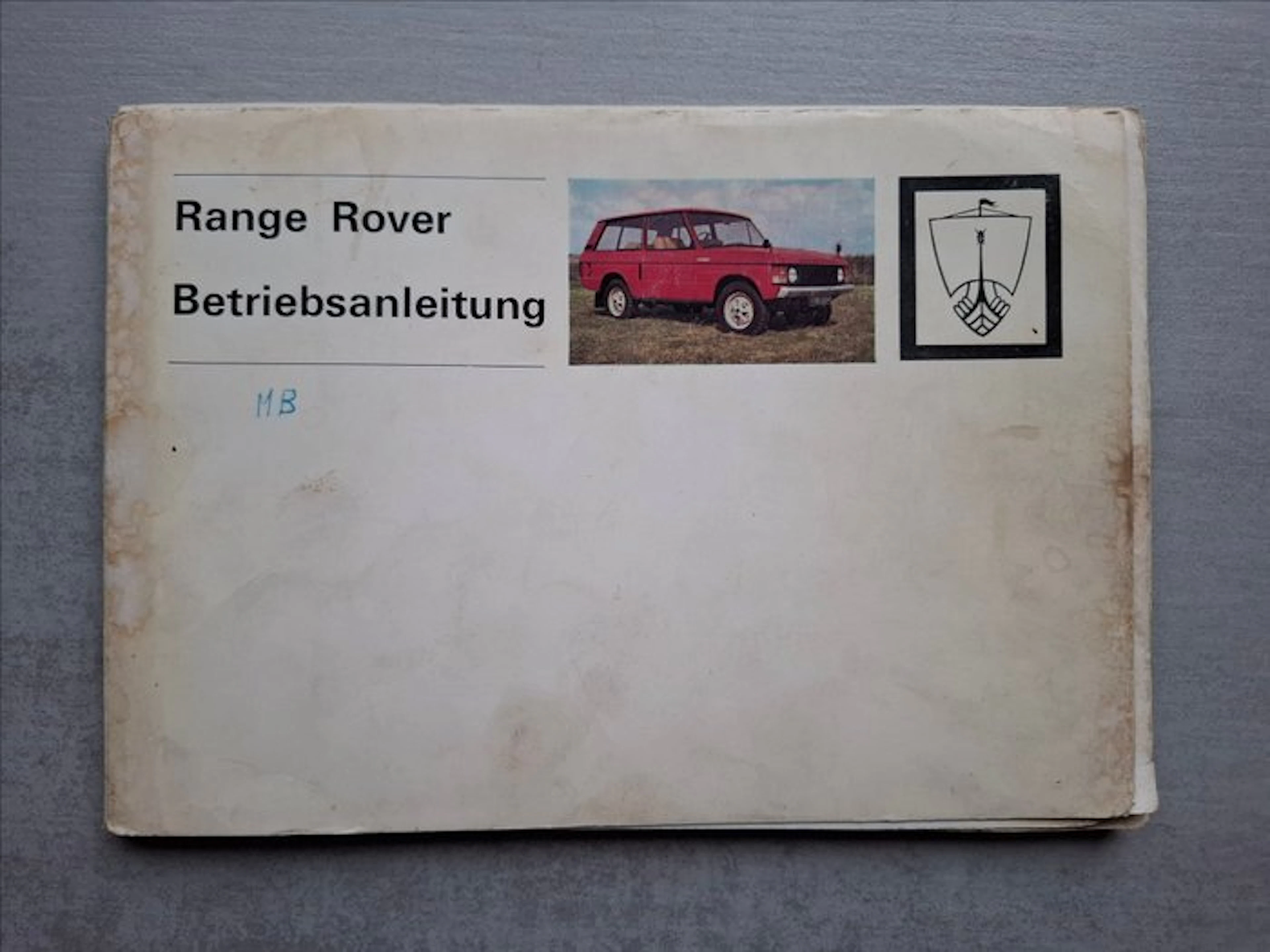 Manual - Land Rover - Range Rover - Betriebsanleitung - 1971