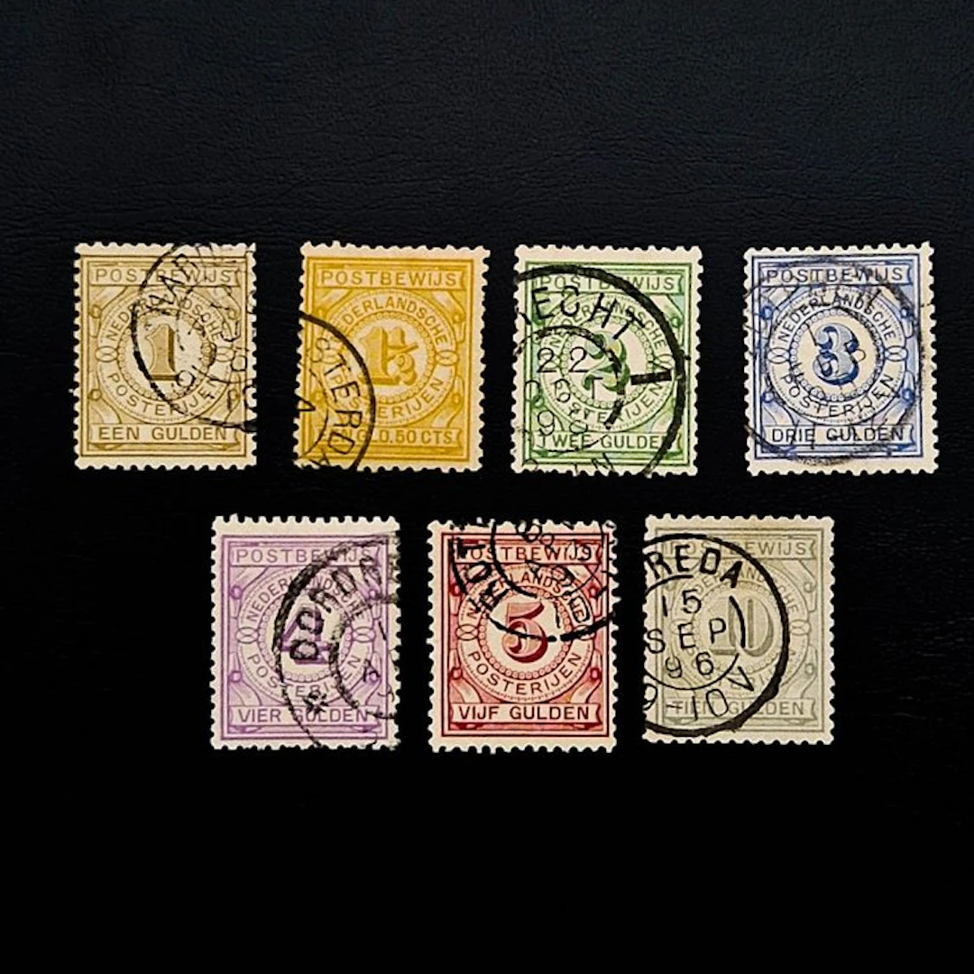 Netherlands 1898/1899 - Post certificates 1 guilder...