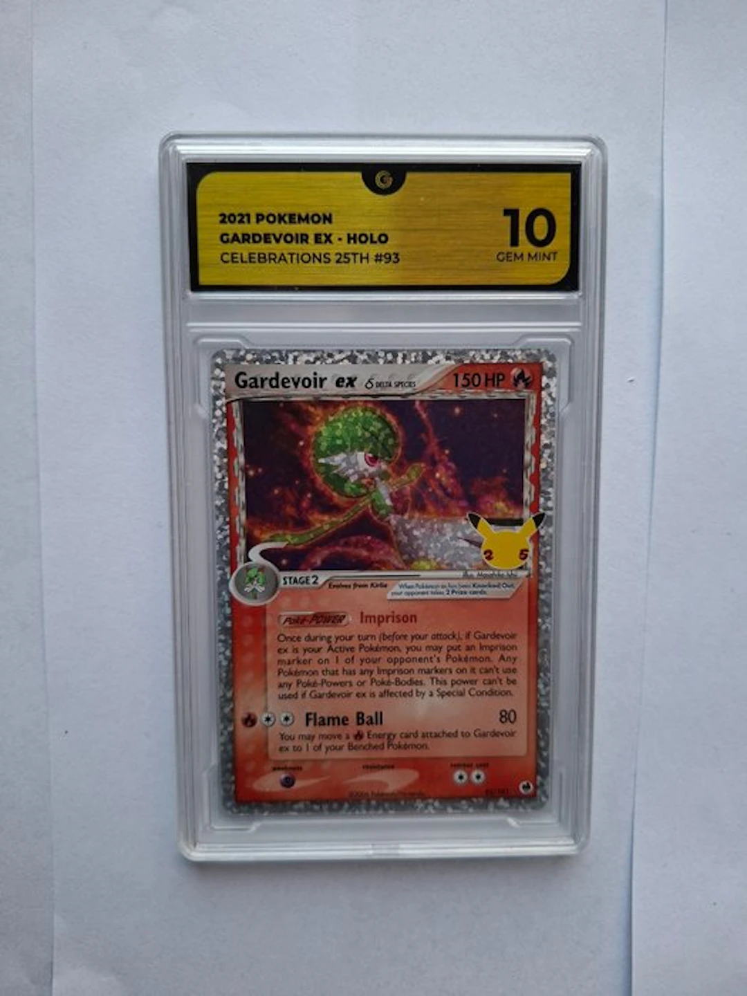 Pokémon - 1 Graded card - Gardevoir Celebrations 25th #93 Promo card