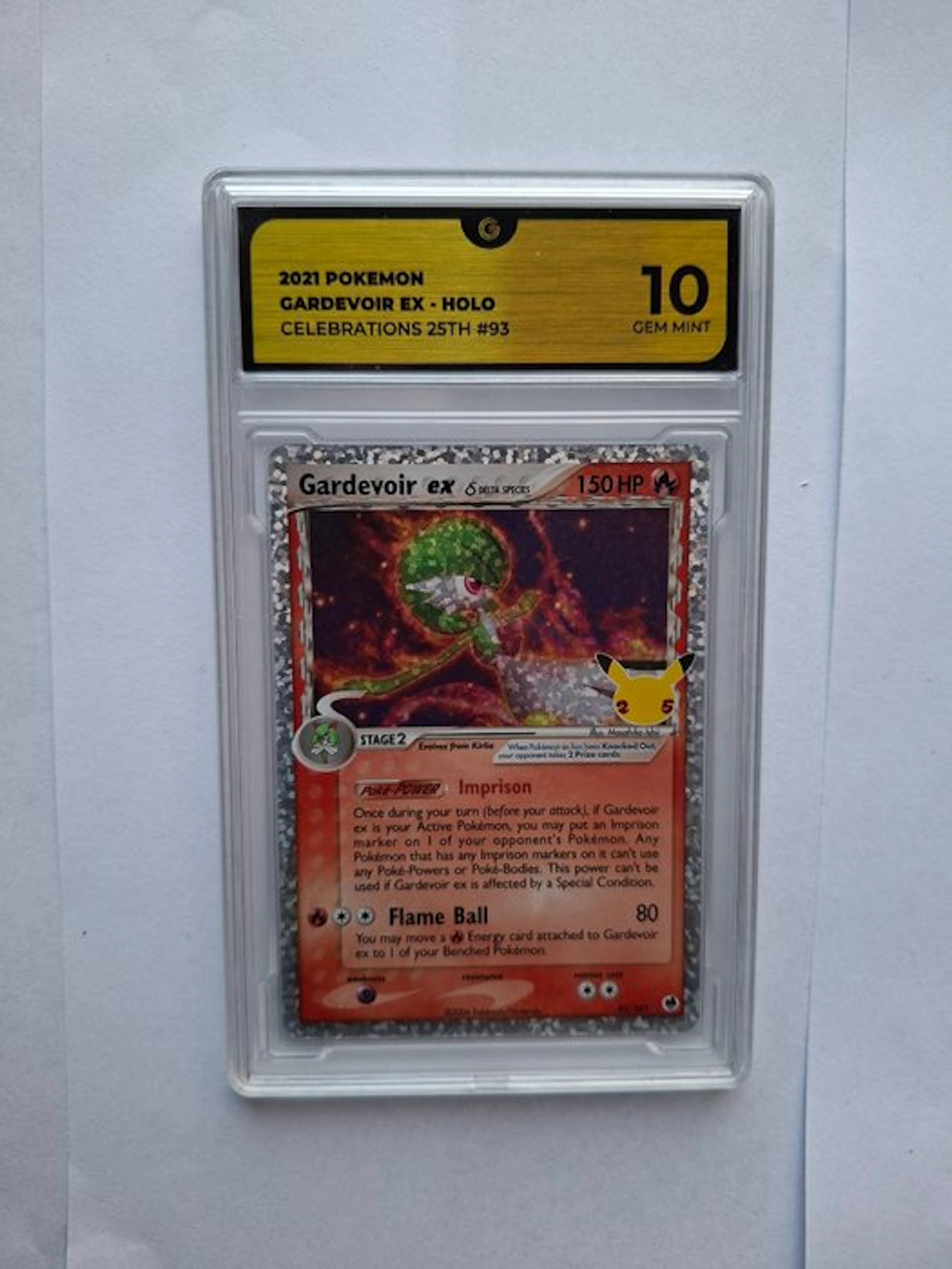 Pokémon - 1 Graded card - Gardevoir Celebrations 25th #93 Promo card