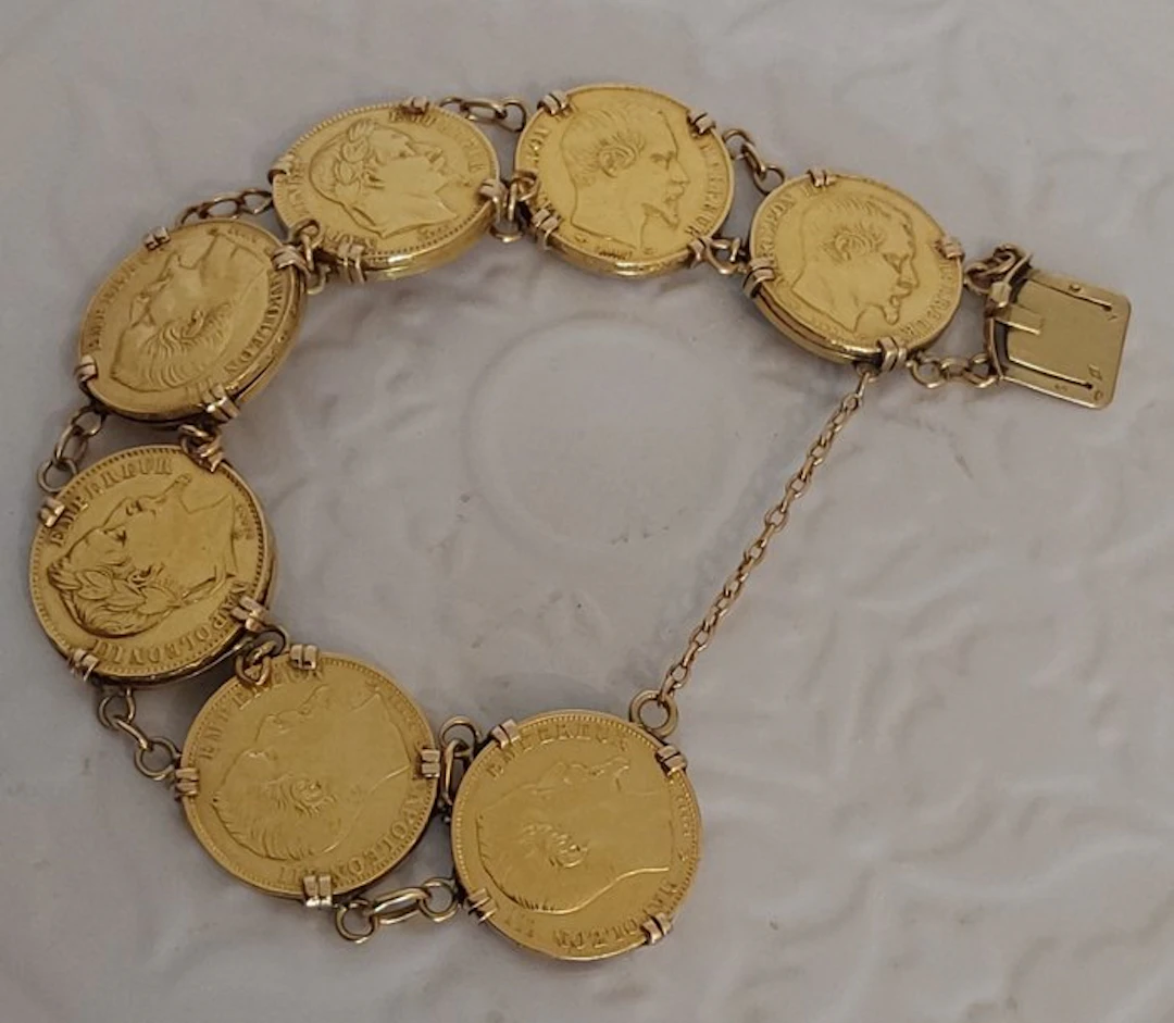 Bracelet - 21.6 kt. Yellow gold