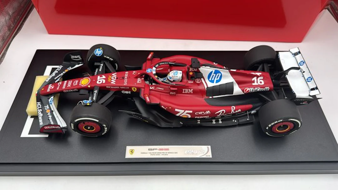 BBR 1:12 - Model car - Ferrari SF25 Charles Leclerc Monaco GP - (cod.Y10)