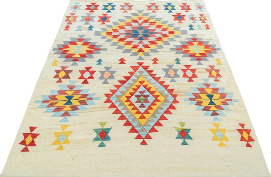 Handwoven designer kilim - Kelim - 195 cm - 148 cm