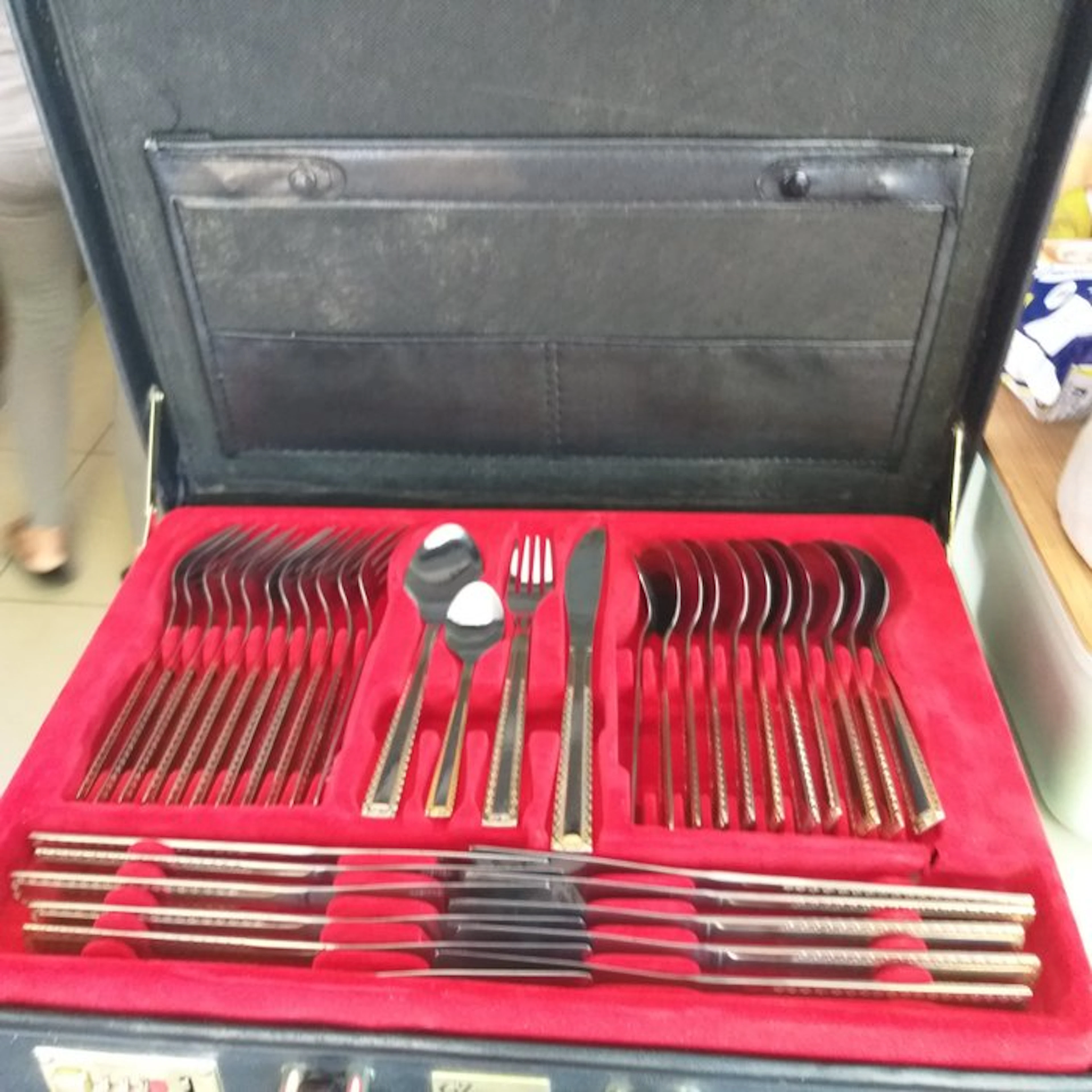 Solingen - Cutlery set for 12 (72) - 24kt gold