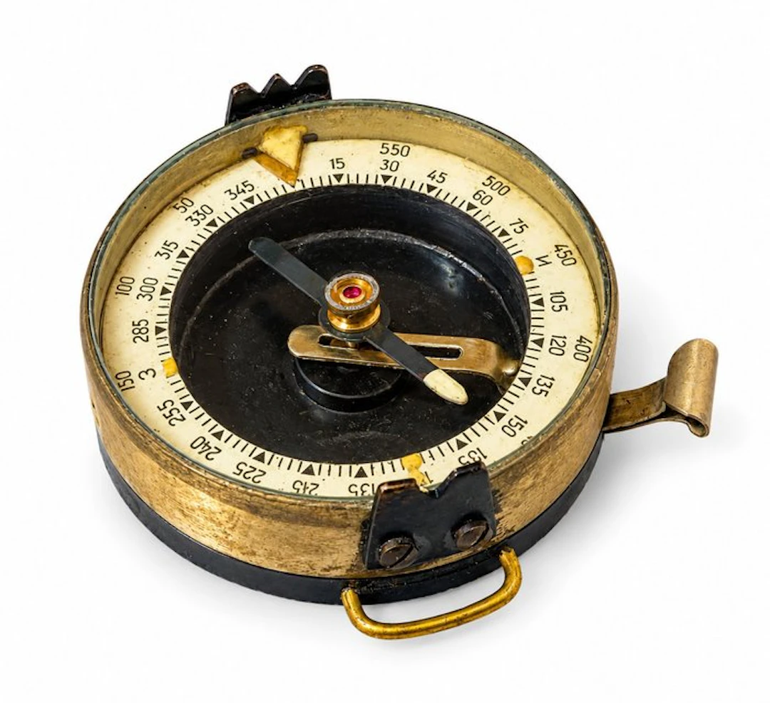 Pocket compass - Brass - militaire bulgare de type Adrianov