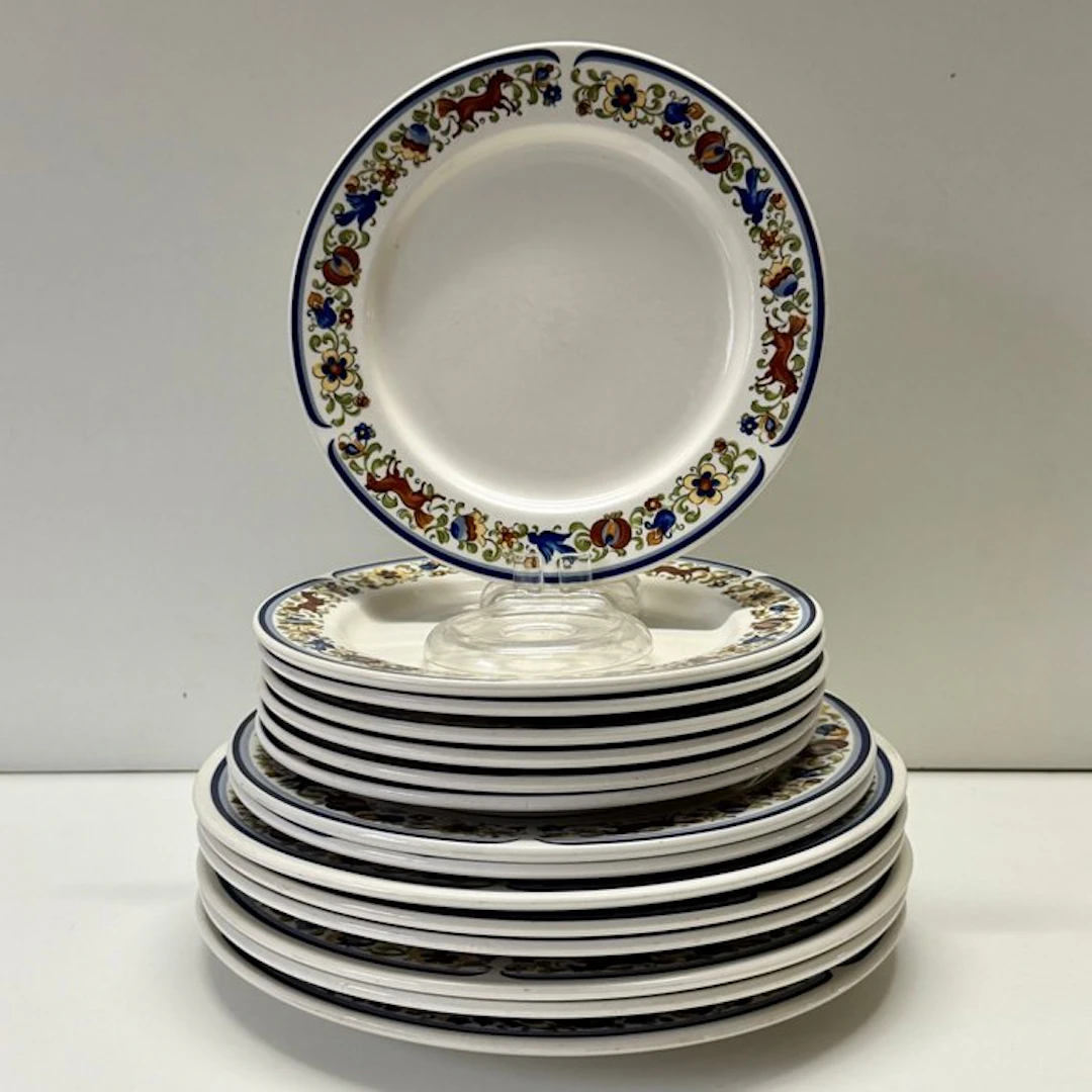 Villeroy & Boch - Table service (15) - Troubadour - Porcelain - Borden