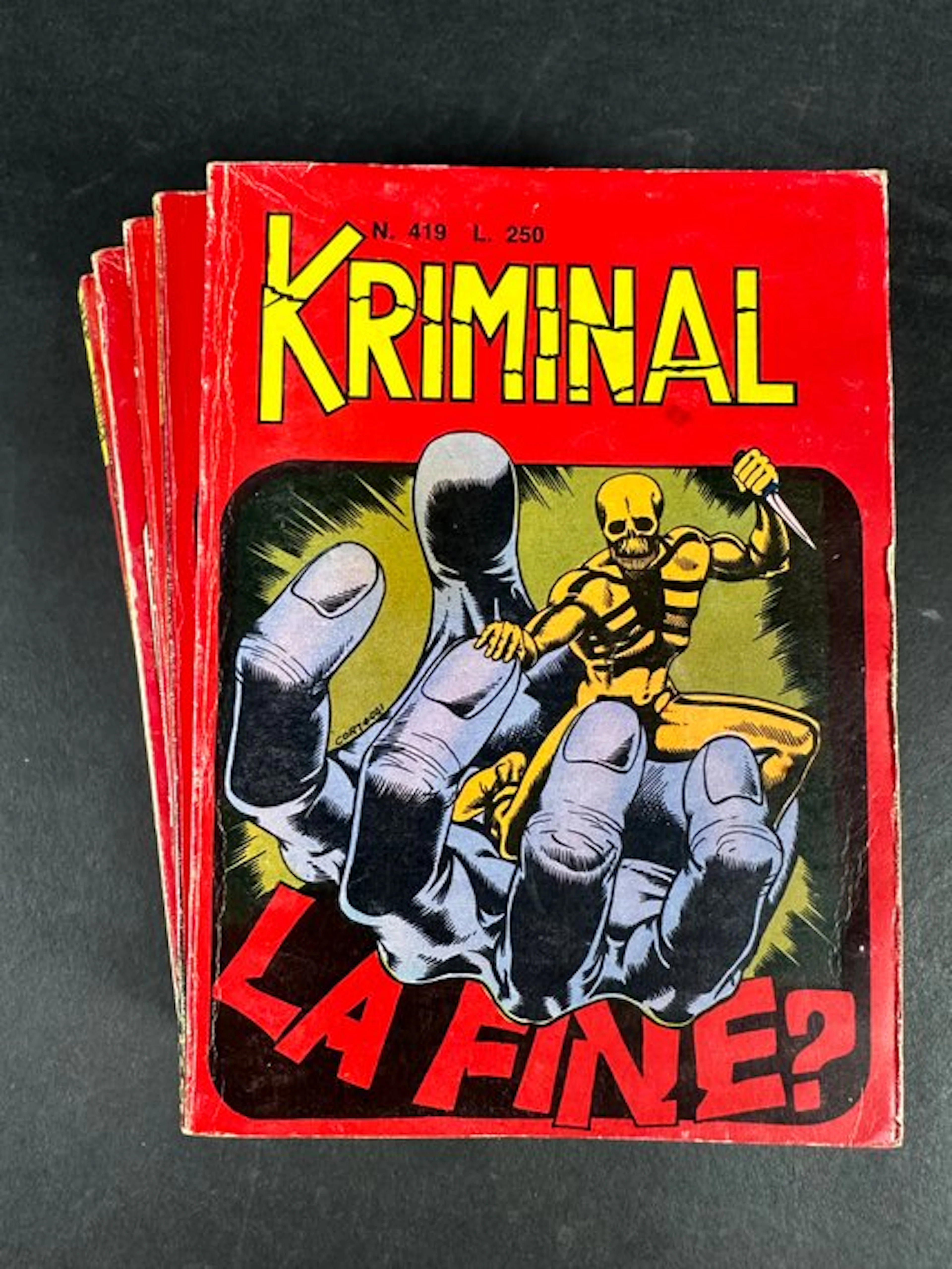 Kriminal nn. 415/419 - 5 Comic - First edition - 1974
