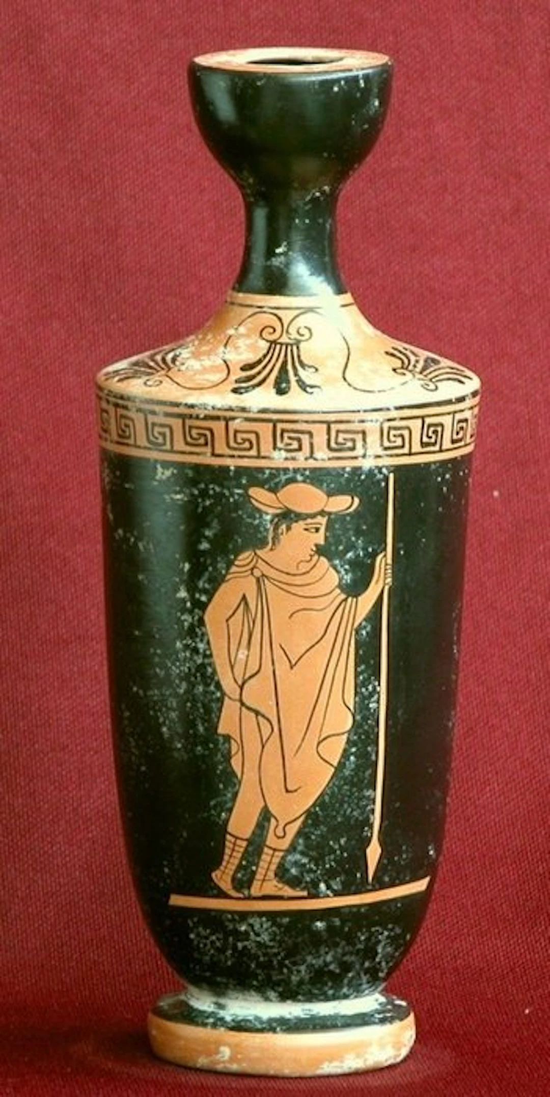 Replica of an Ancient Greek Ceramic Lekythos - 19 cm
