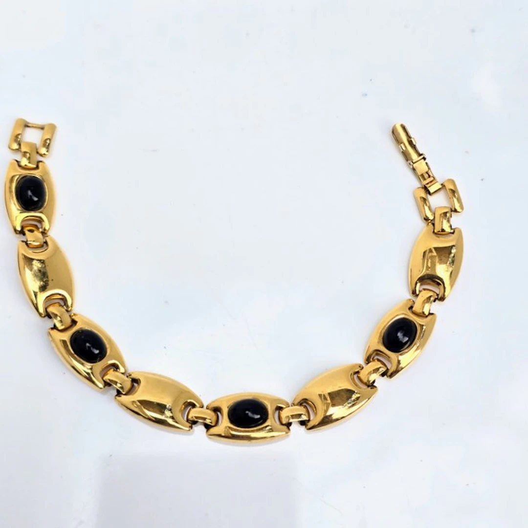 Monet - Gold-plated - Bracelet - Jane Birkin style 1970s