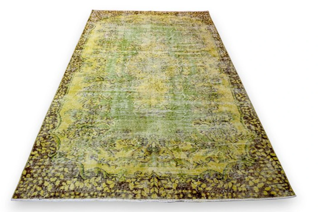 Yellow vintage - Rug - 260 cm - 160 cm - √ handmade √ certificate