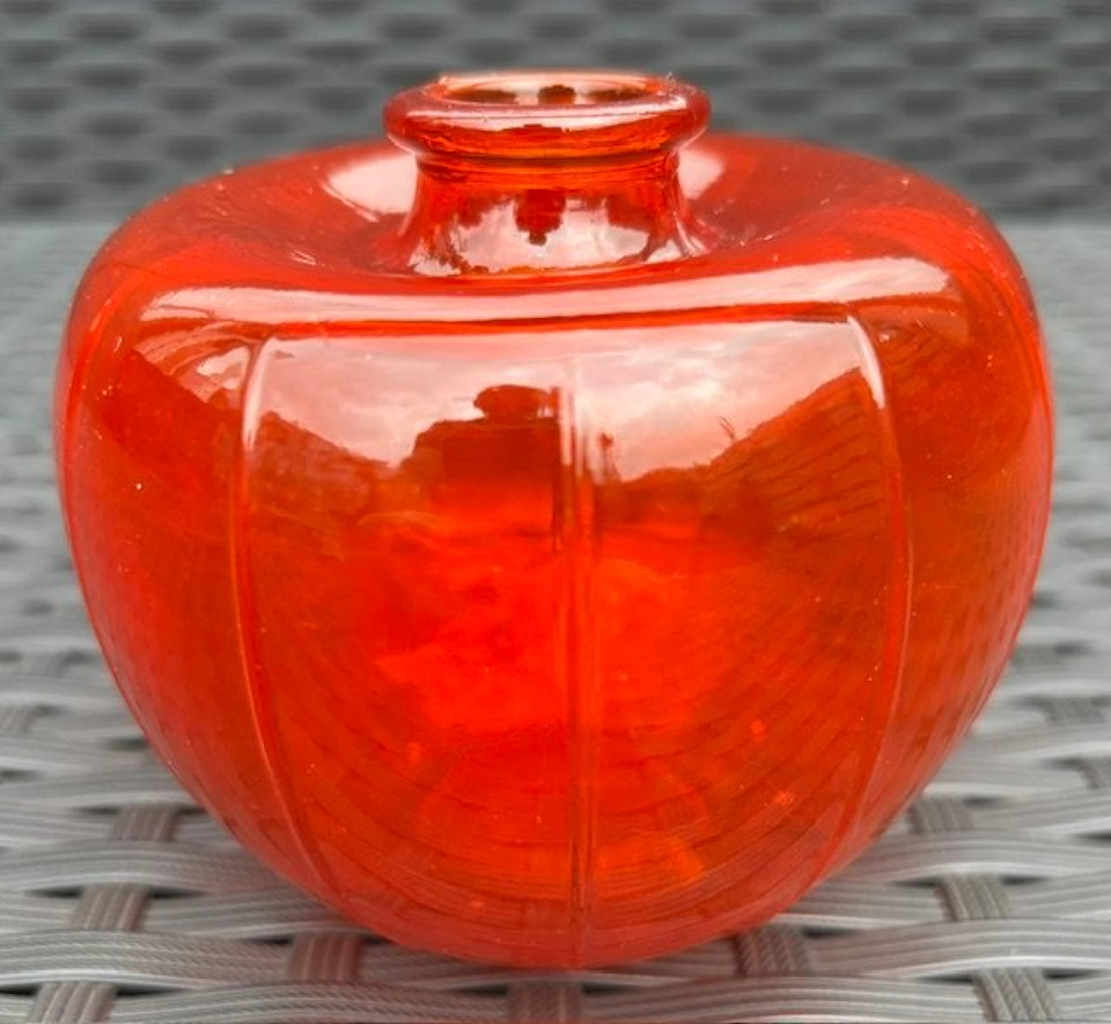 Glasfabriek Leerdam - A.D. Copier - Vase - Glass - Orange vase