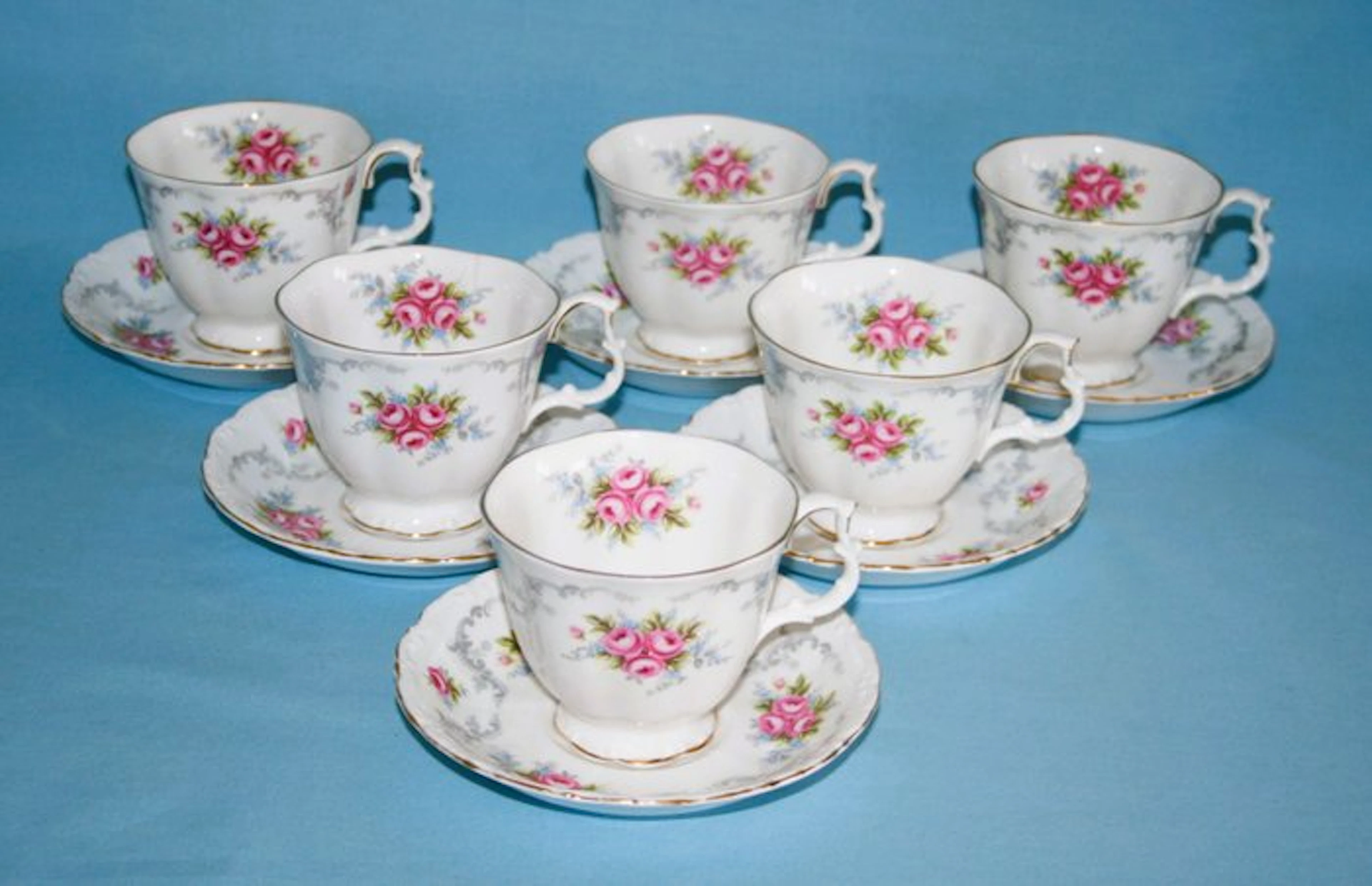 Royal Albert - Vintage - Tea service (12) - Tranquility - Bone china