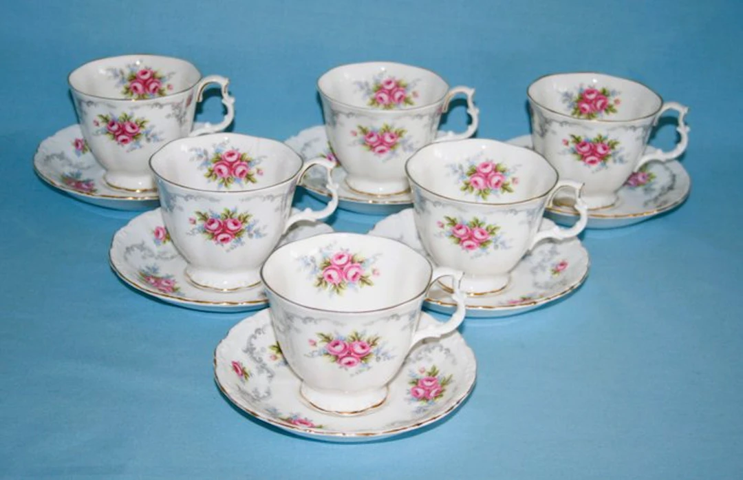 Royal Albert - Vintage - Tea service (12) - Tranquility - Bone china