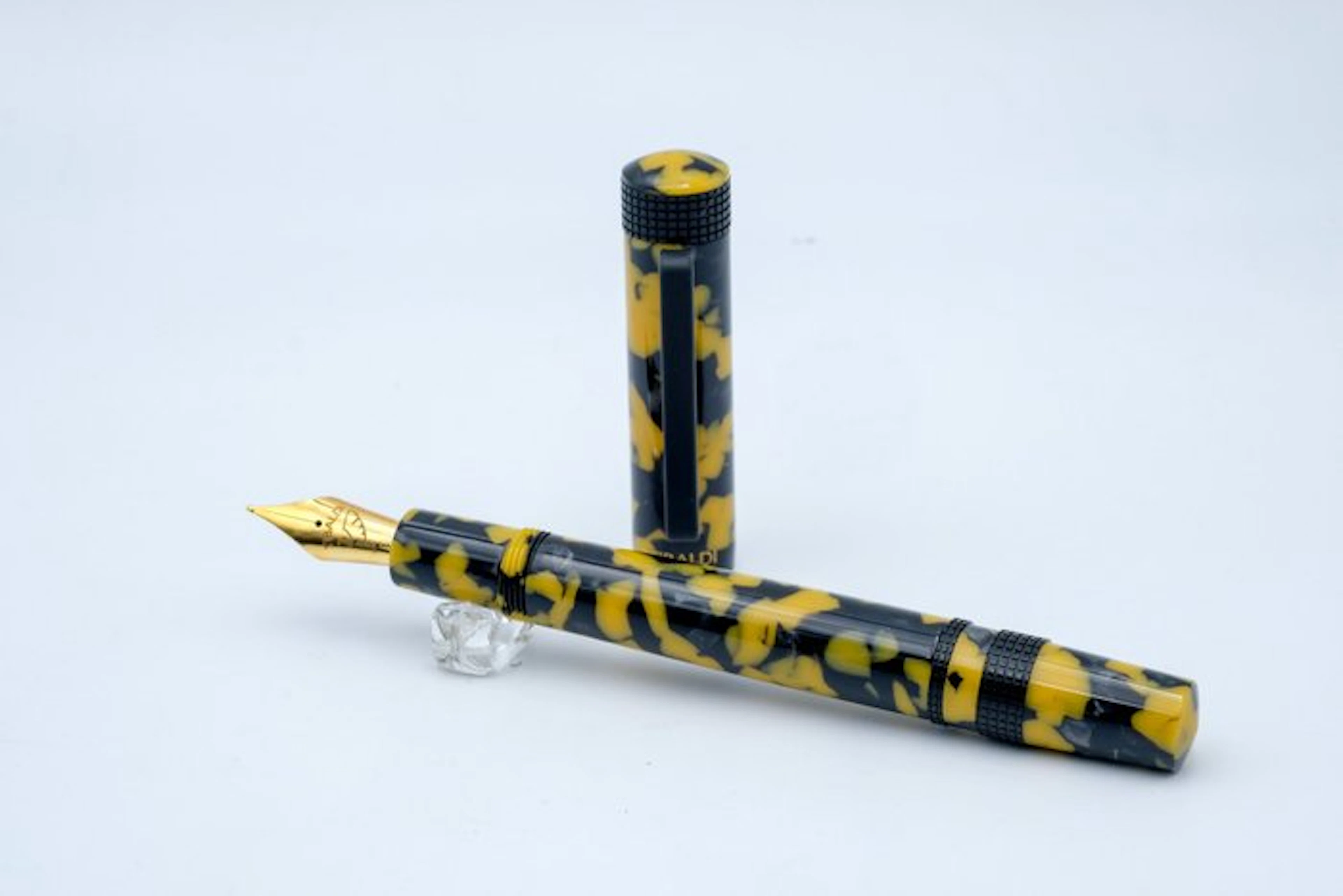 Tibaldi - Perfecta - BI-CO Black & Yellow - Fountain pen