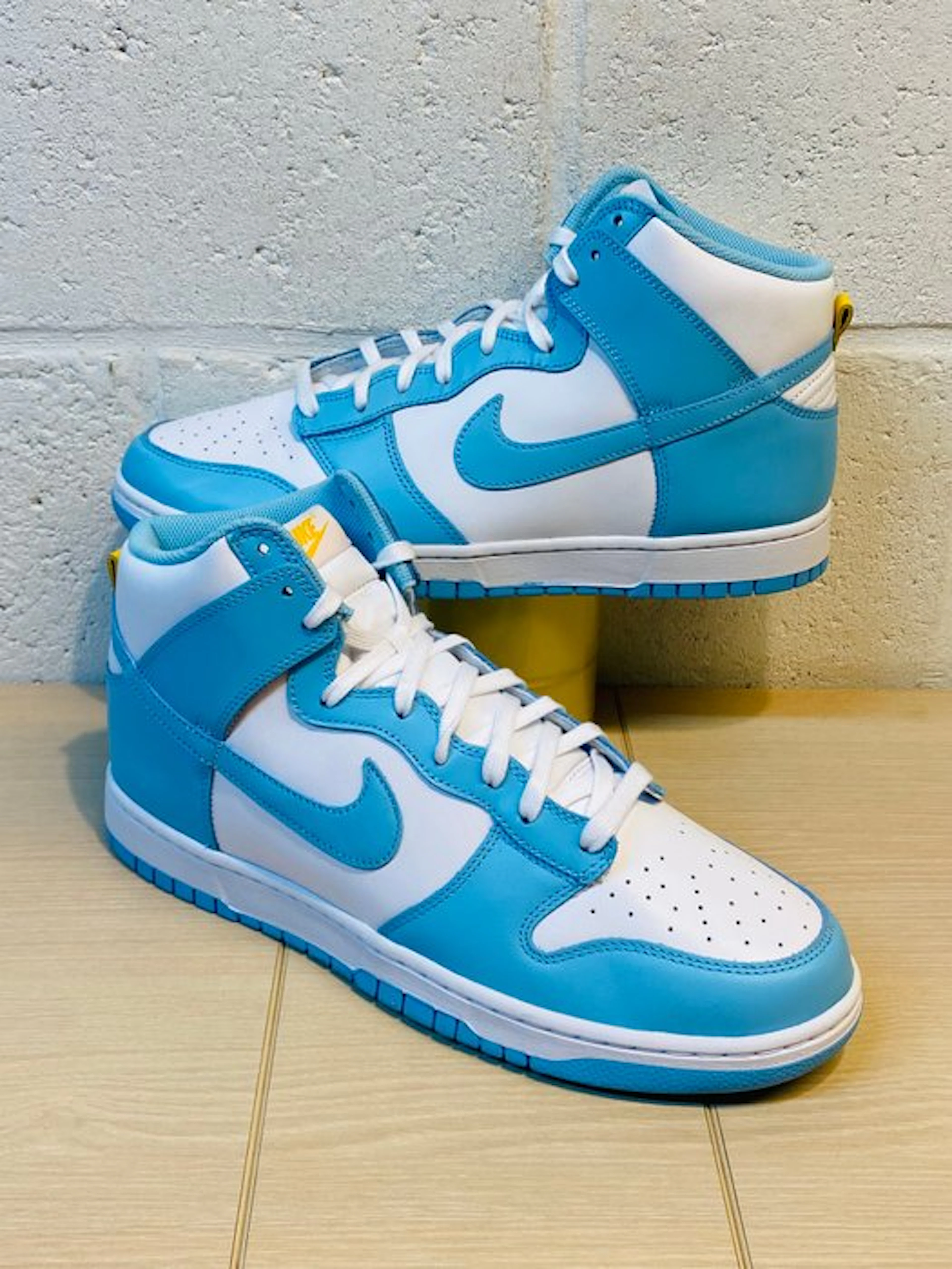 Nike - Dunk White Blue UNC P47,5 - Sneakers - Size: EU 47.5 - New with tags