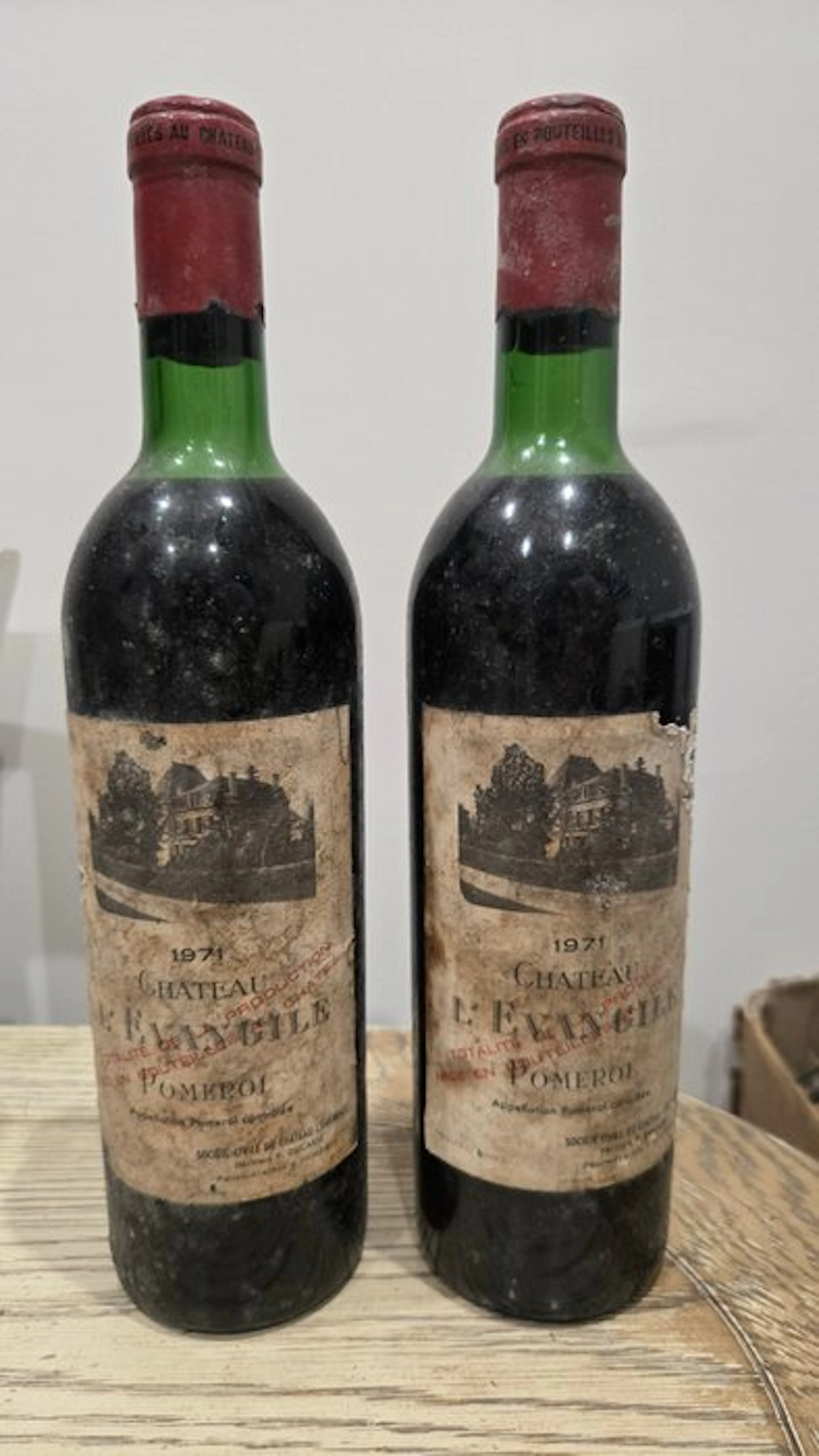 1971 Chateau l'Evangile - Pomerol - 2 Bottles (0.75L)