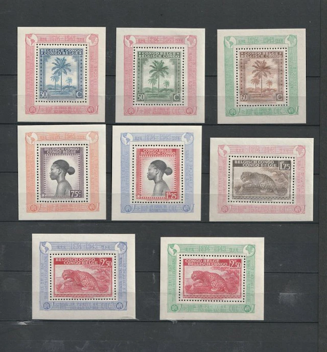 Belgian Congo 1949/1949 - Miniature blocks U.PU.