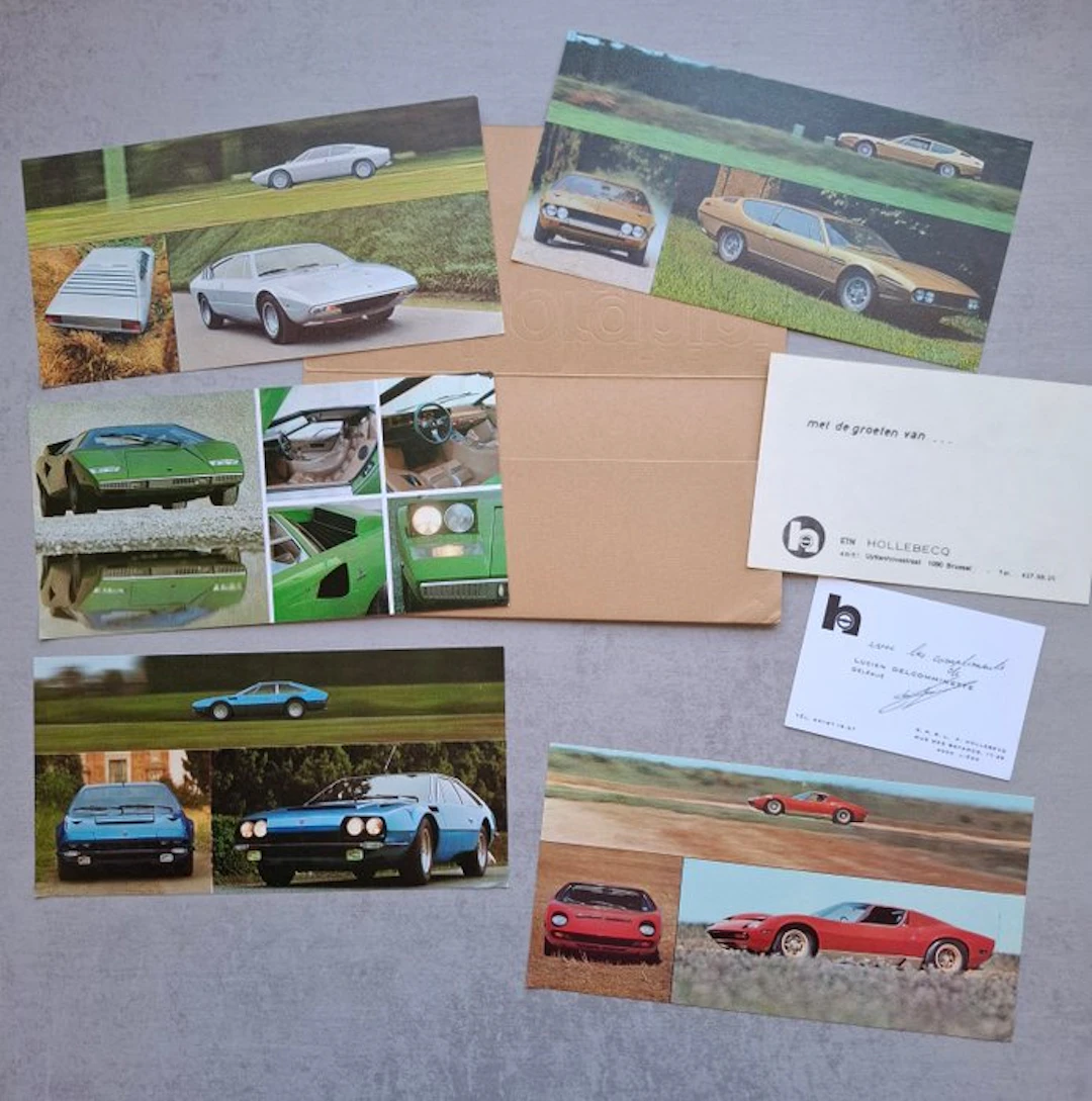 Portfolio with leaflets - Lamborghini - Miura SV