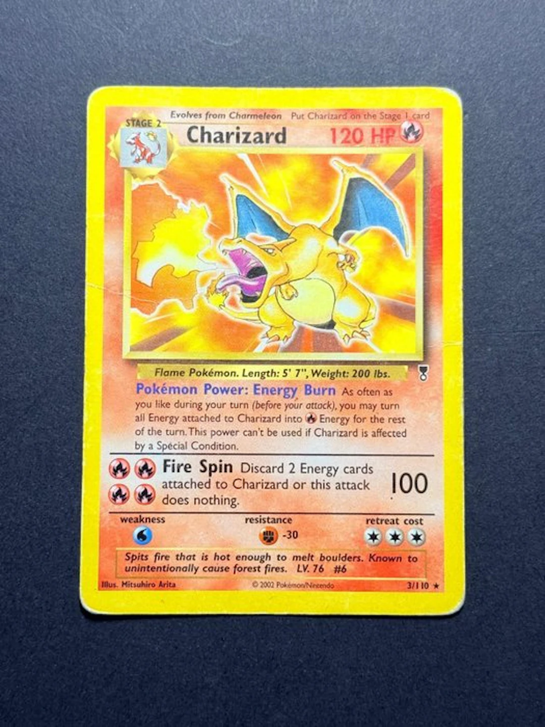 Pokémon - 1 Card - Charizard 3/110 - Non-Holo Rare...
