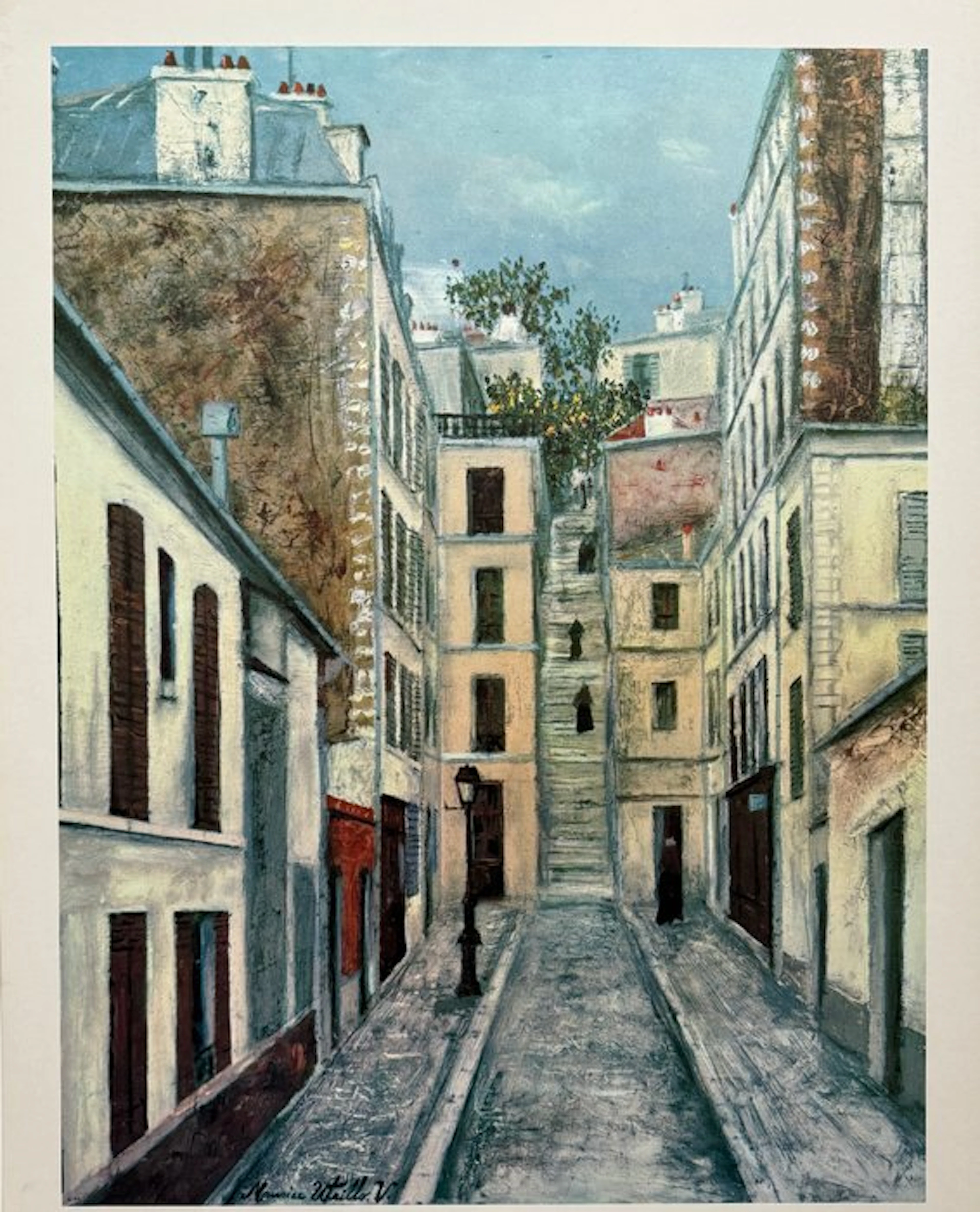Maurice Utrillo (1883-1955) - L'impasse de Cottin