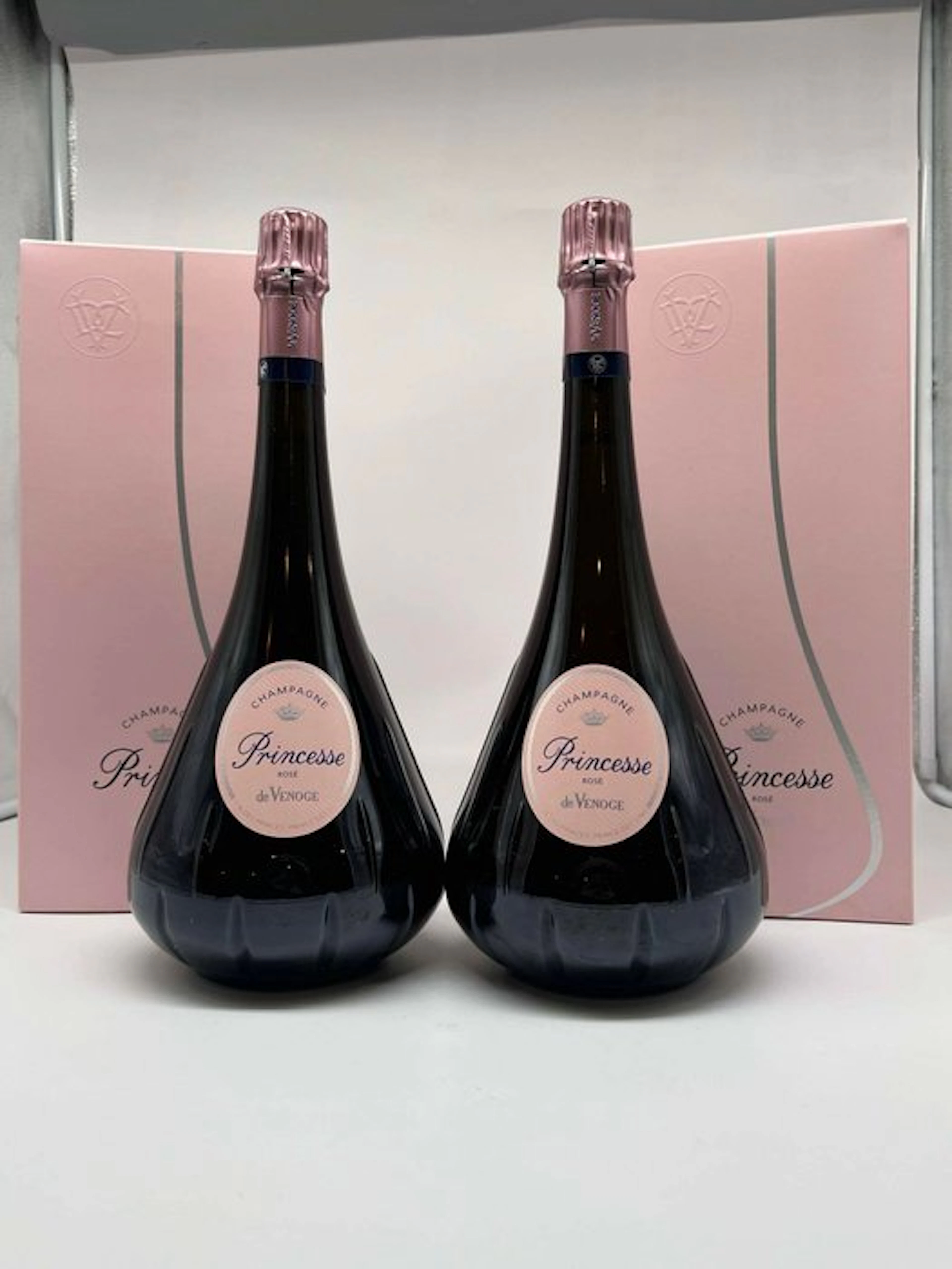 De Venoge, "Cuvée Princesse" Brut - Champagne Rosé - 2 Magnum (1.5L)