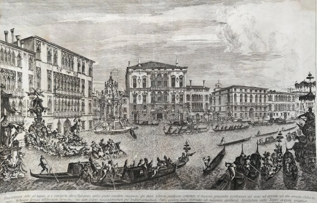 Michele Marieschi (1710-1743) - La Regata a Ca' Foscari