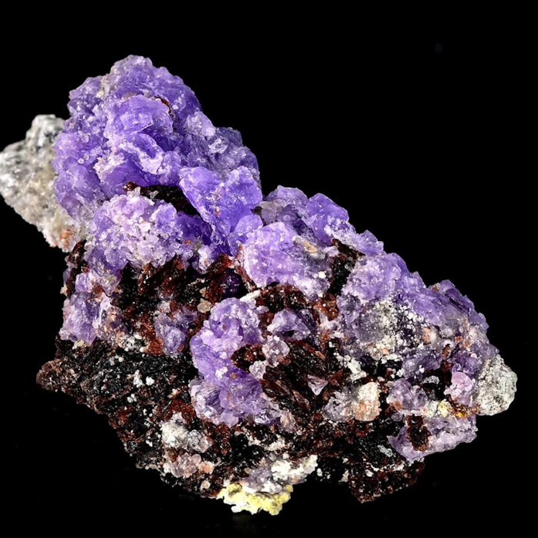Wonderful deep purple Coquimbite and Romerite from...
