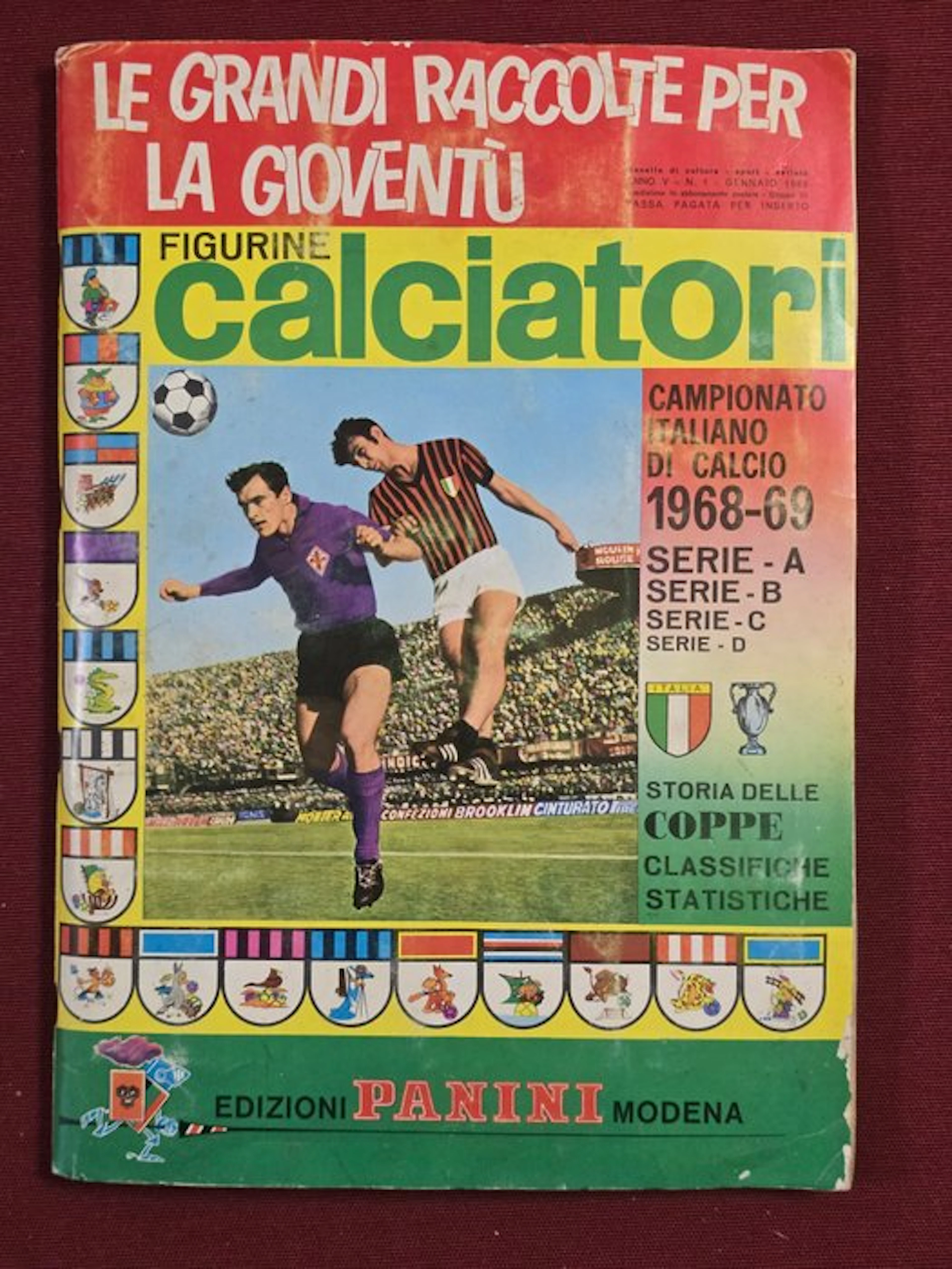 1968/69 Panini Calciatori Con cedola - 1 Incomplete album - Good (GD)