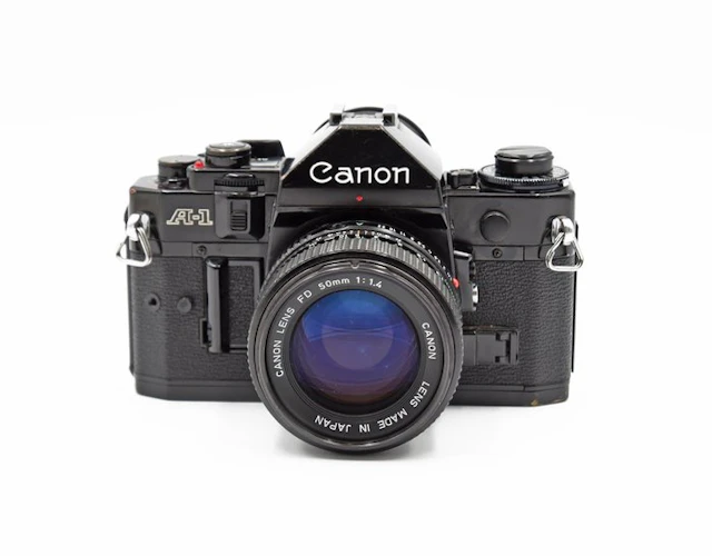 Canon A-1 + 50mm f/1.4 Analogue camera