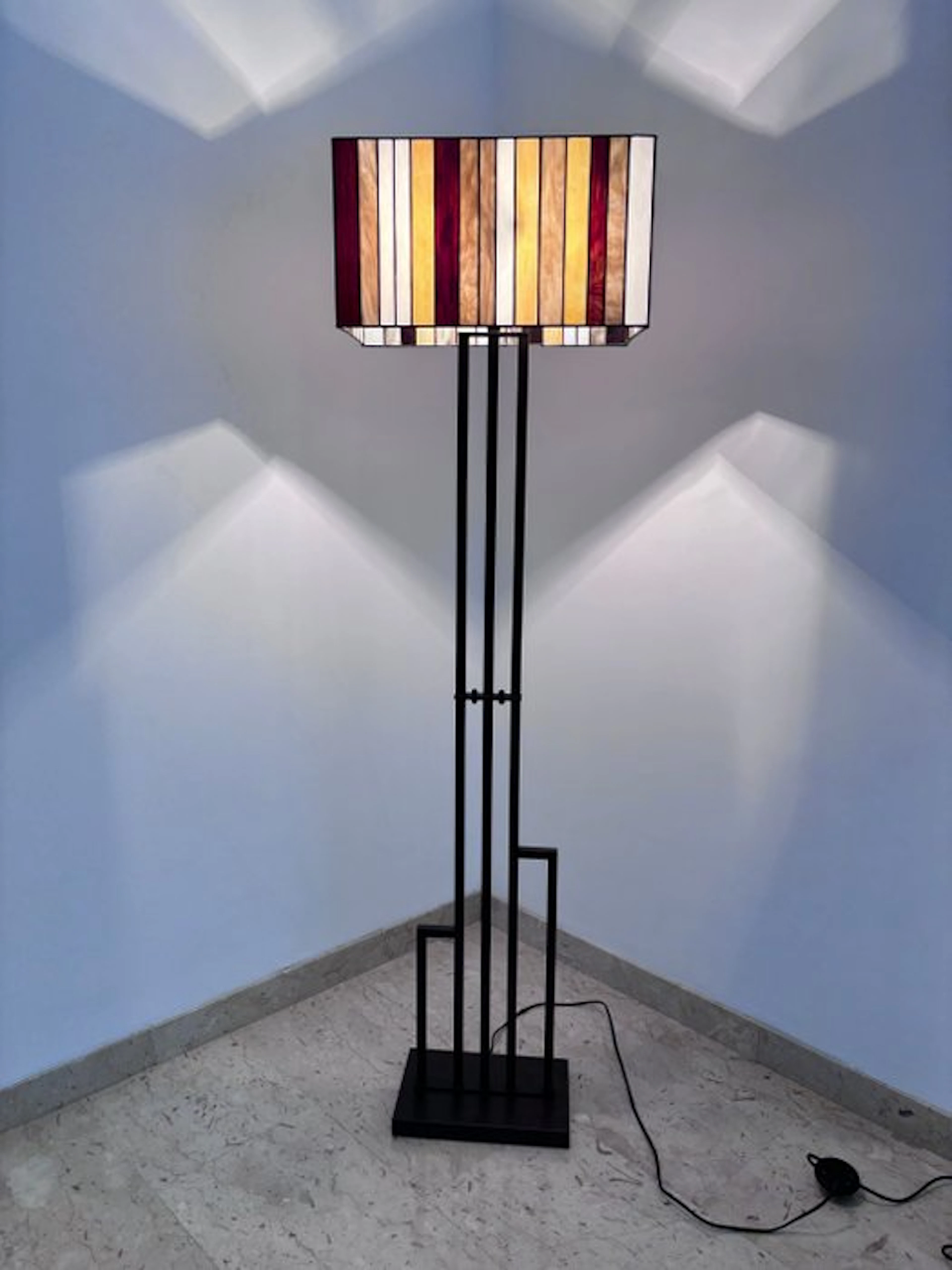 Lamp - Stained glass - Mondrian