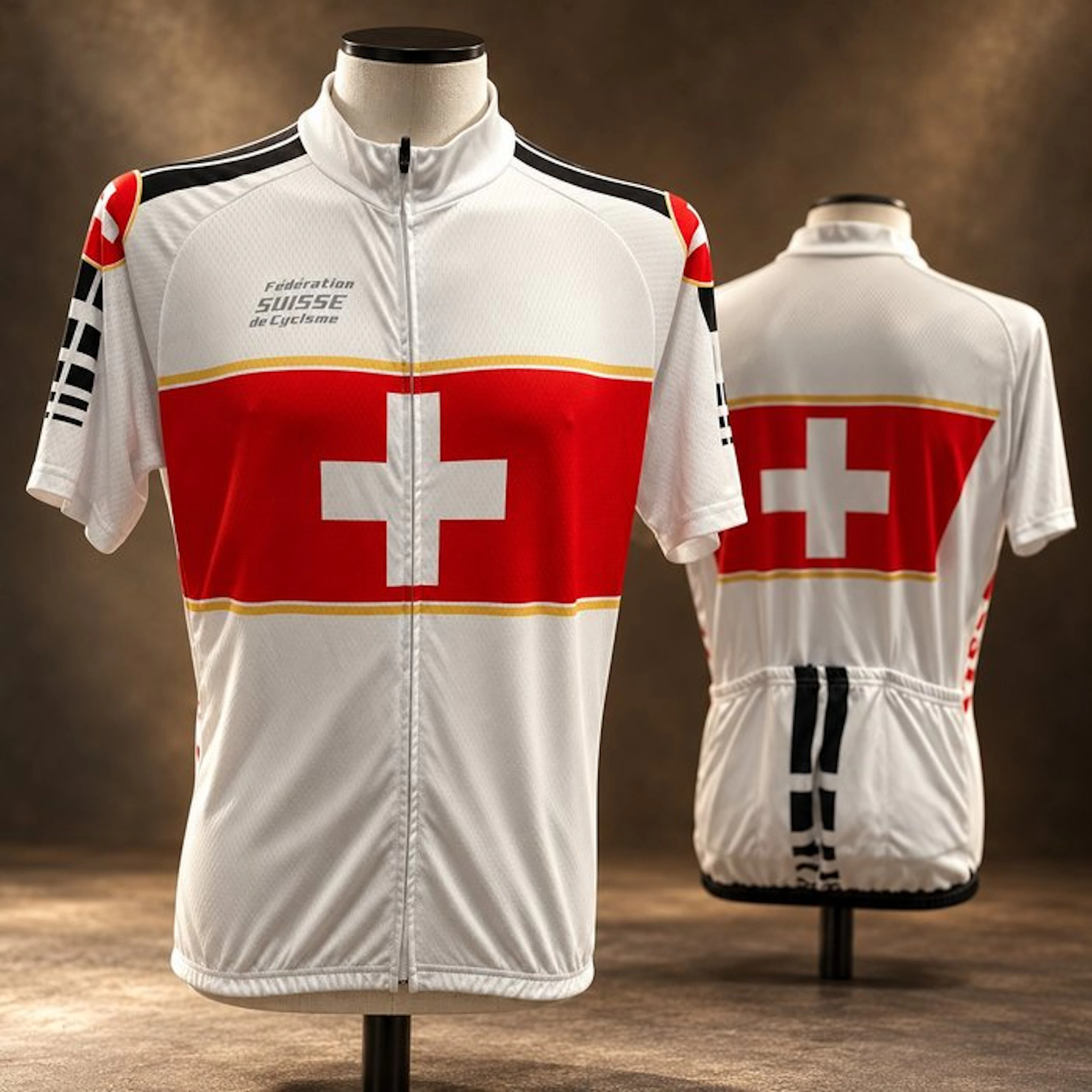 Svizzera in sella – maglia ciclismo Fédération Suisse de...