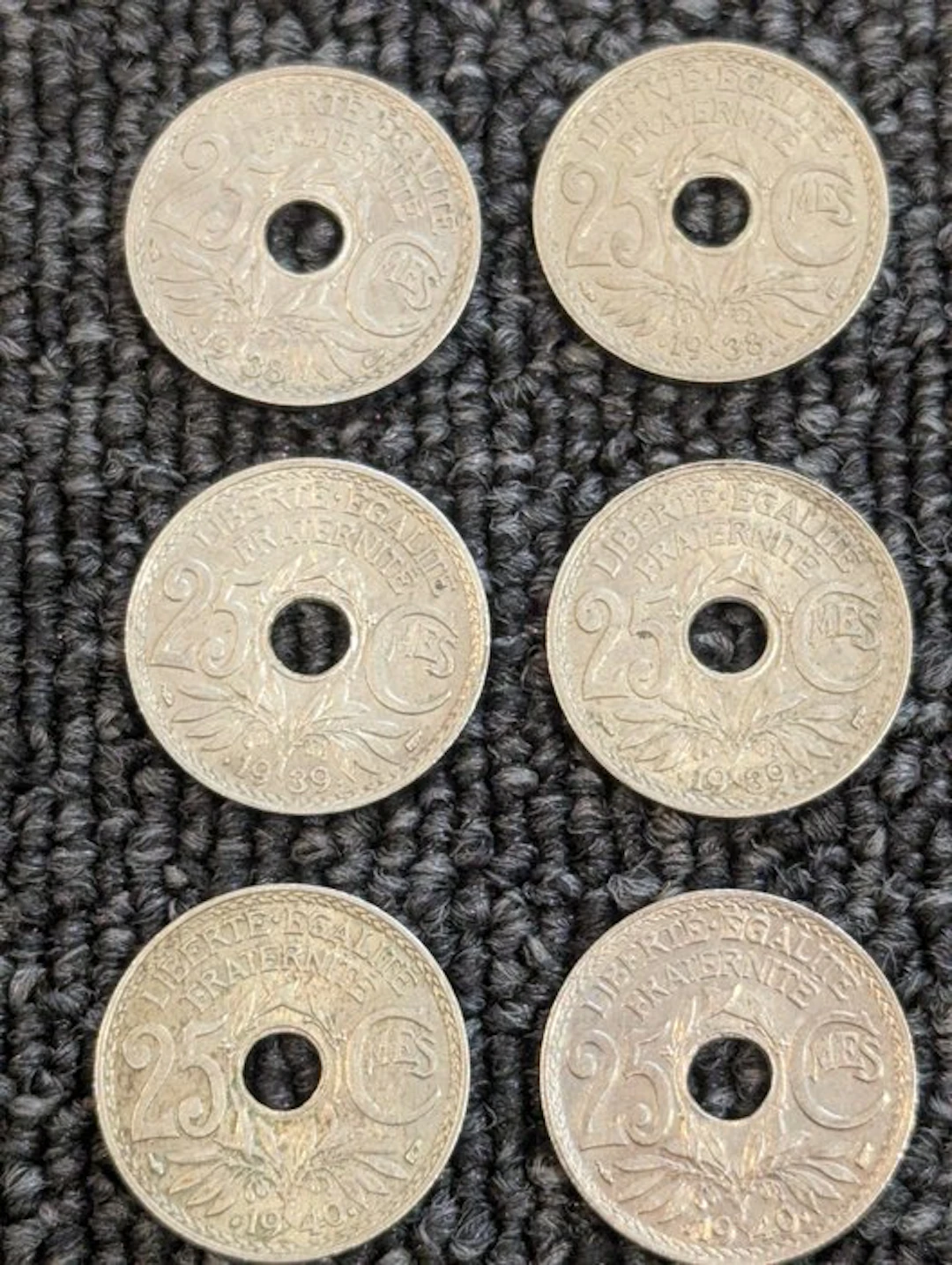 France. 25 Centimes 1938