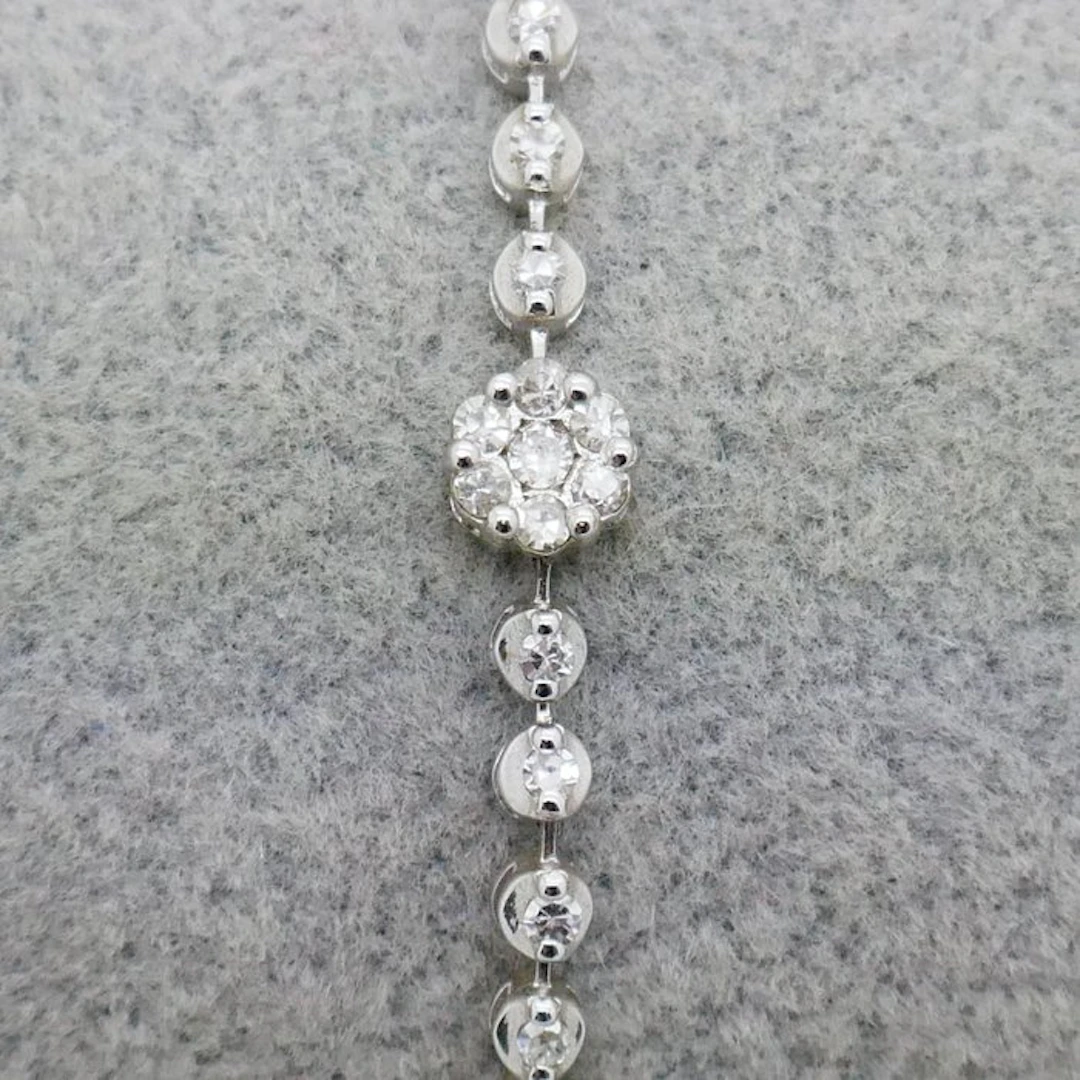 No reserve price - Bracelet - 18 kt. White gold - 0.43ct. tw. Diamond (Natural)
