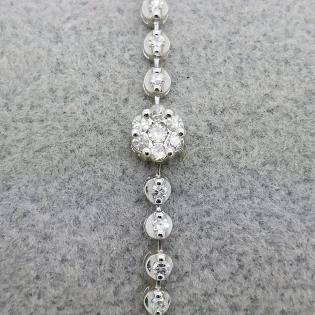 No reserve price - Bracelet - 18 kt. White gold - 0.43ct. tw. Diamond (Natural)