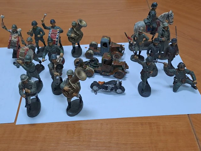 Eladtolin Tootsietoy - O&M Hauser - Figure - artillerie...