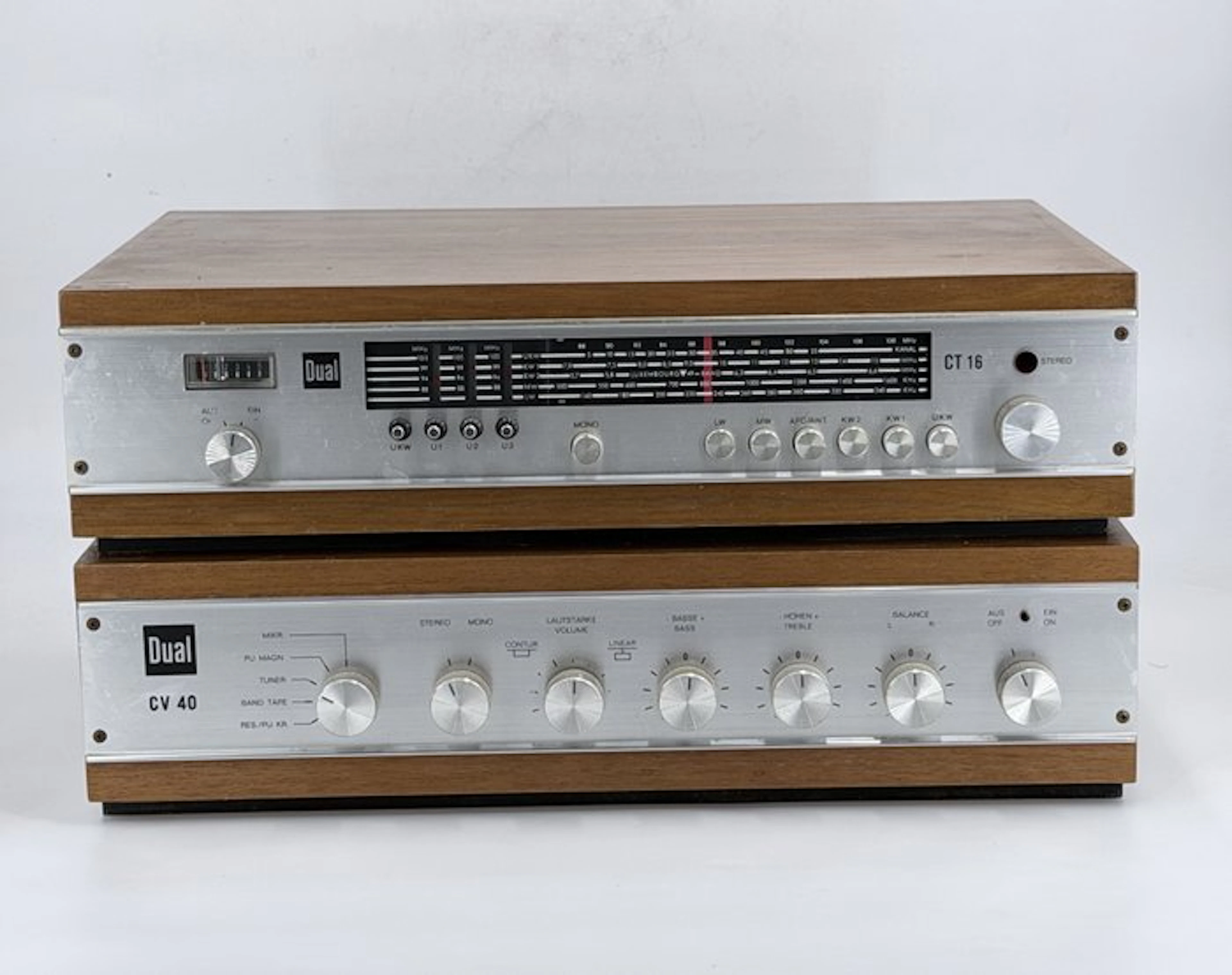 Dual - CV 40 & CT 16 / Period-matching Stereo set - Multiple models