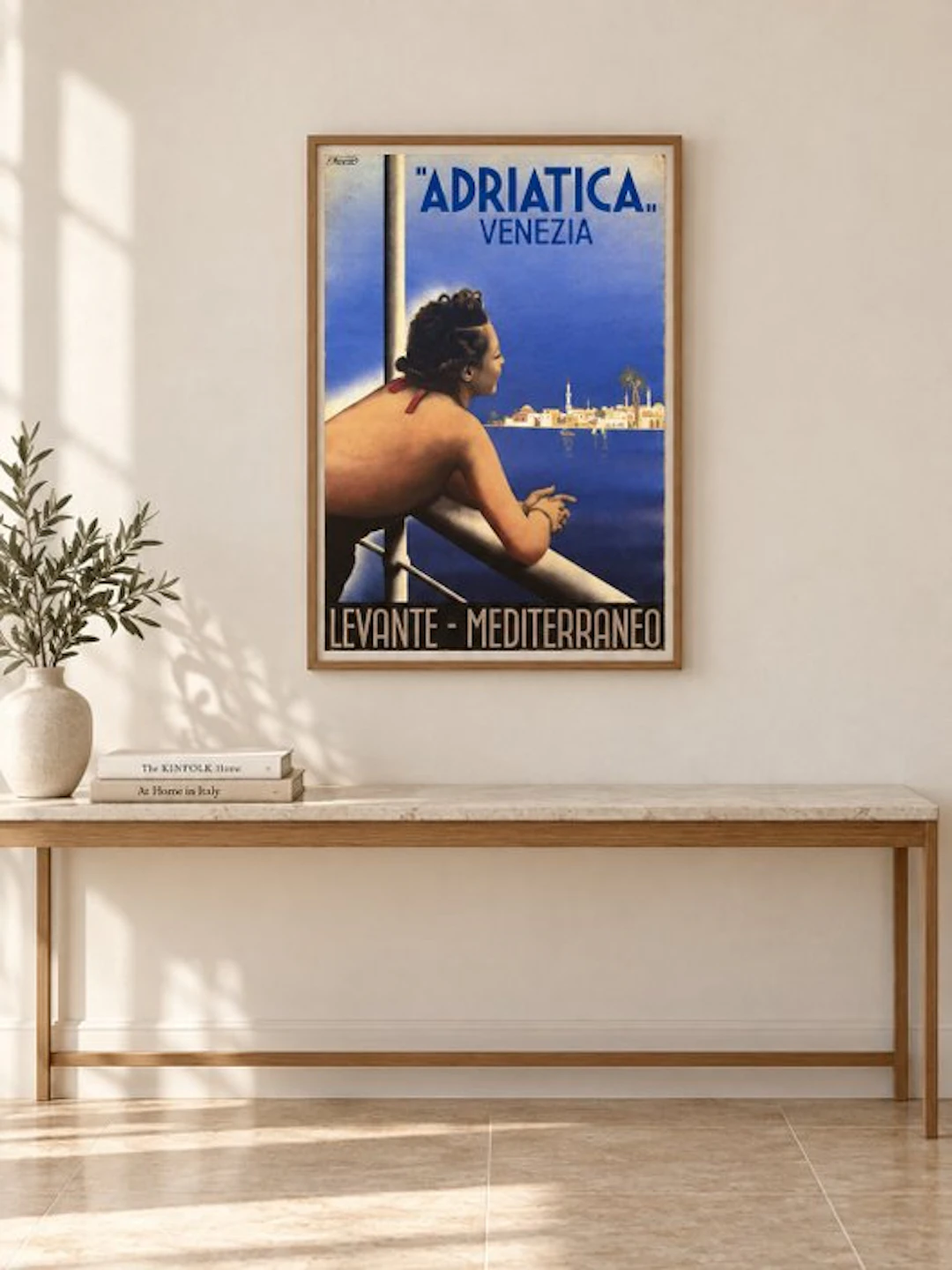 Filippo Romoli - Manifesto Adriatica Venezia – Levante Mediterraneo - 1970s