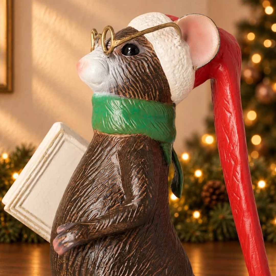 Sculpture, Christmas Fantasy - 35 cm - Aluminium