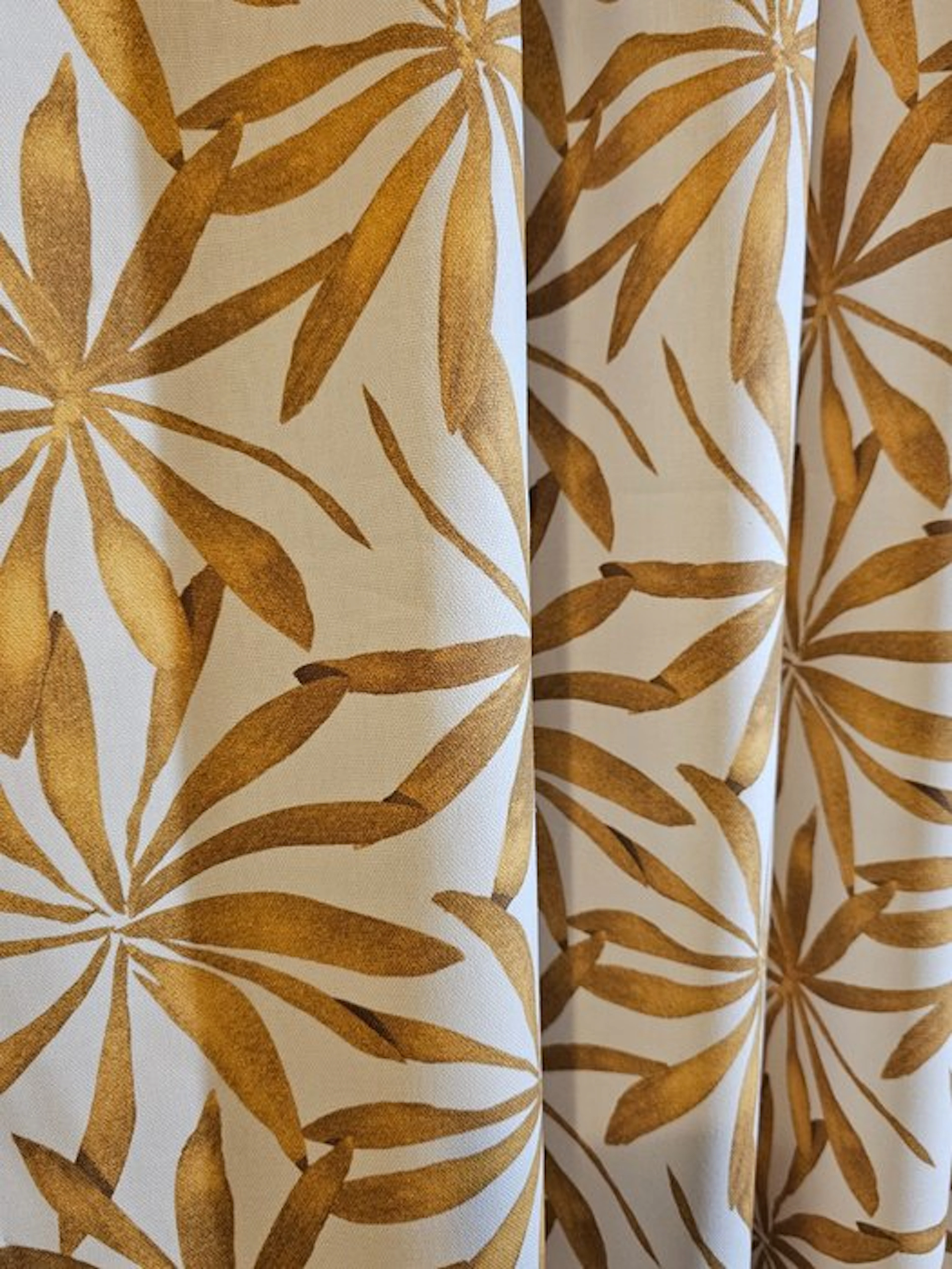 Fabric "Coco Chanel N1" Gold - Art Deco Design - Textile - 300 cm - 280 cm