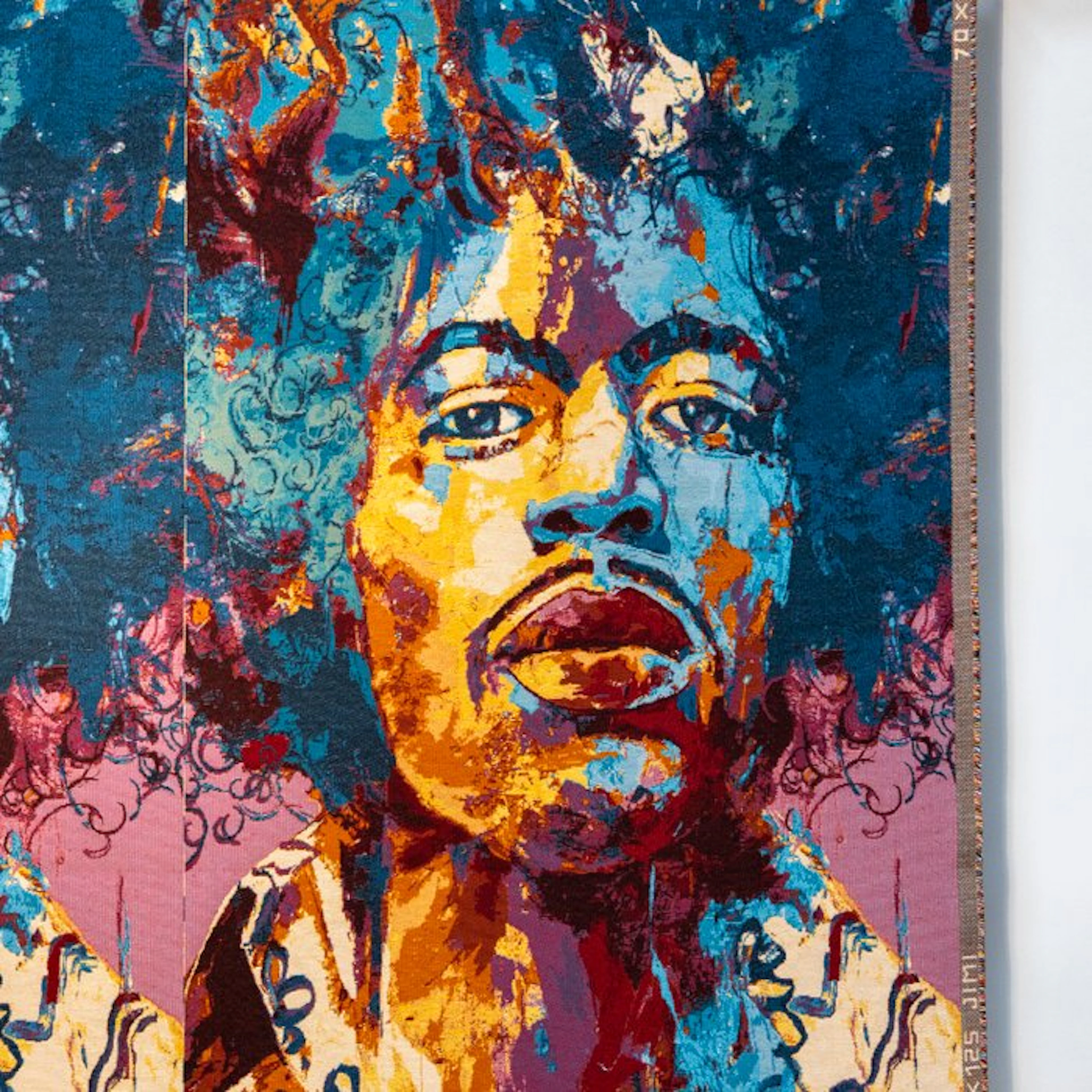 AA020 - Tapestry tribute to Jimi Hendrix - Tapestry - 125 cm - 70 cm