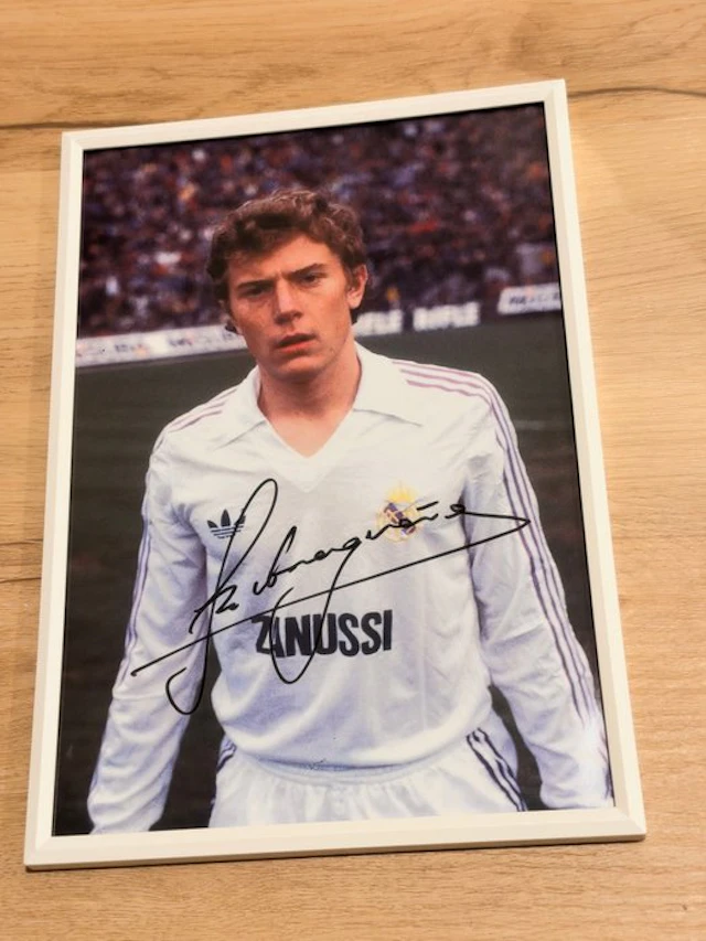 Real Madrid - Spanish Football League - Emilio Butragueño - Photograph, Framed