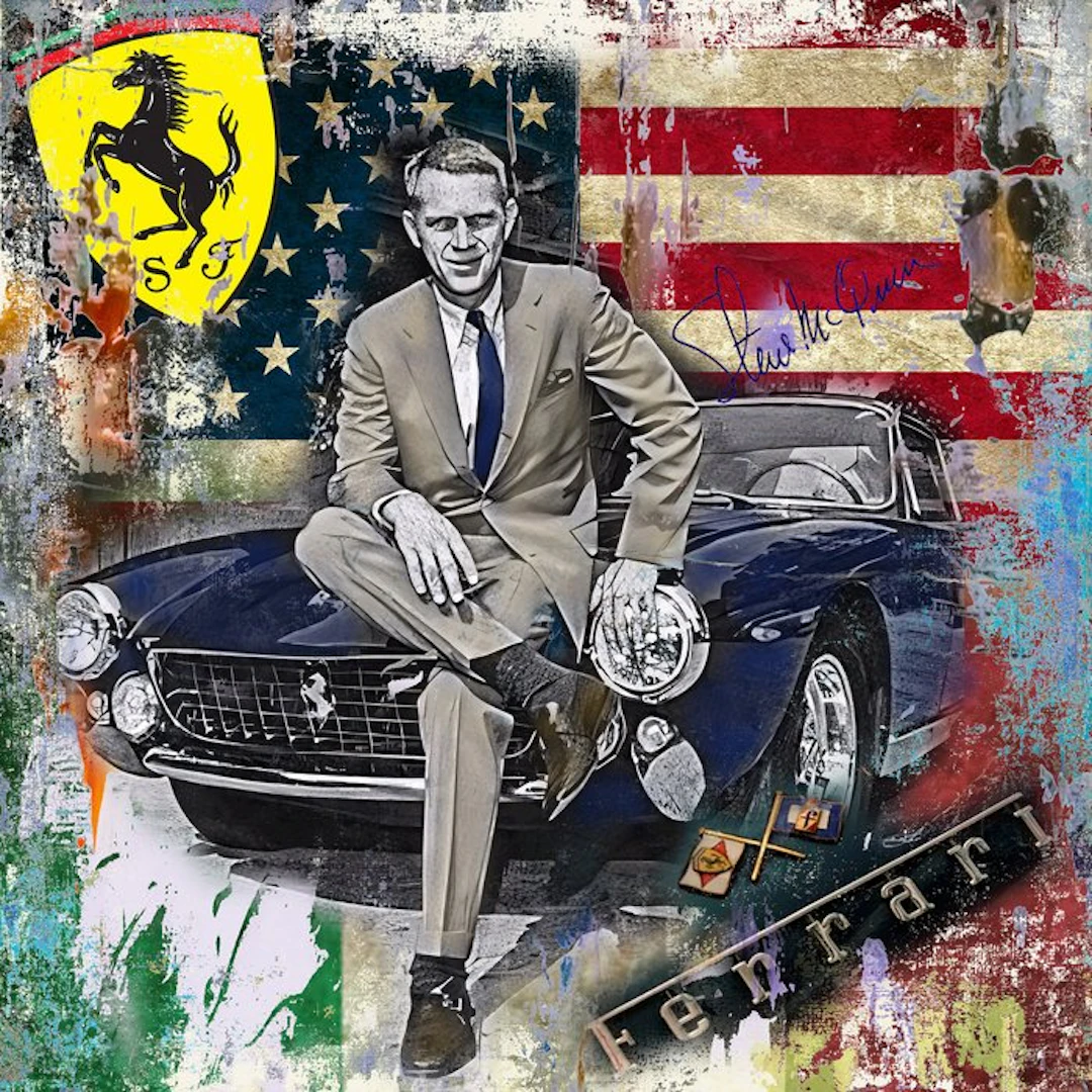 Luc Best - "Steve McQueen - Ferrari Lusso"