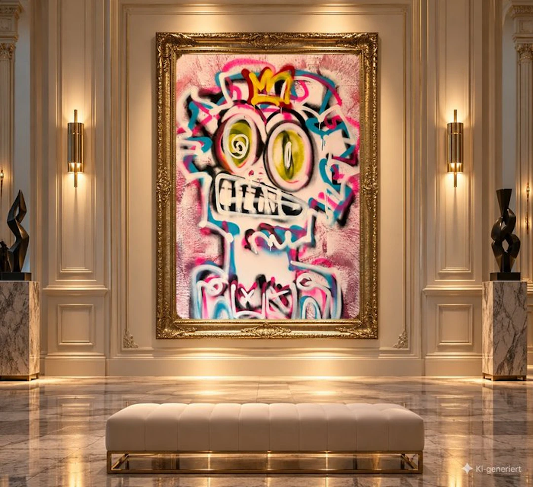 Timo Wedell - Graffiti's Crowned Specter - XXL - Hommage Basquiat