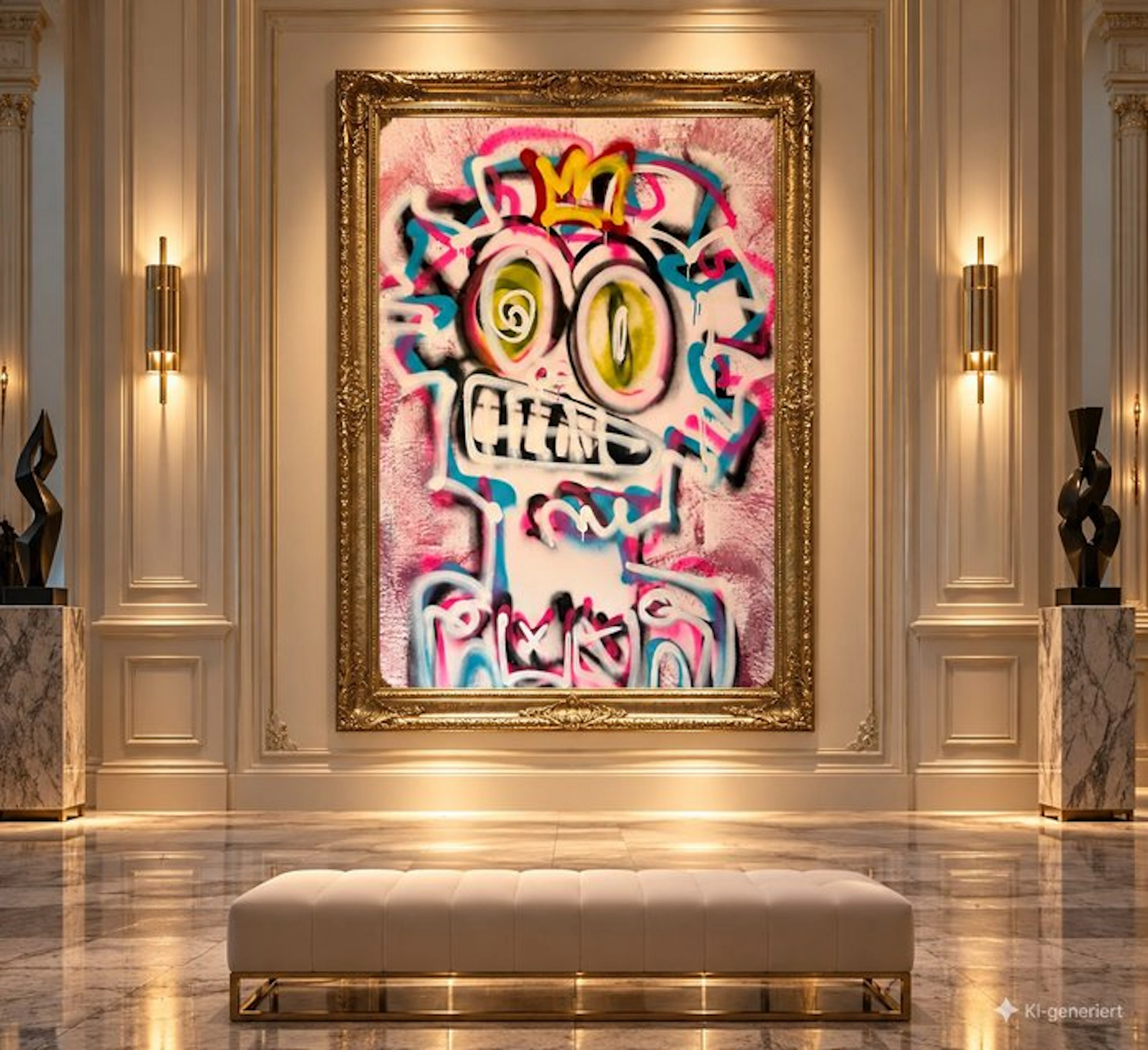 Timo Wedell - Graffiti's Crowned Specter - XXL - Hommage Basquiat